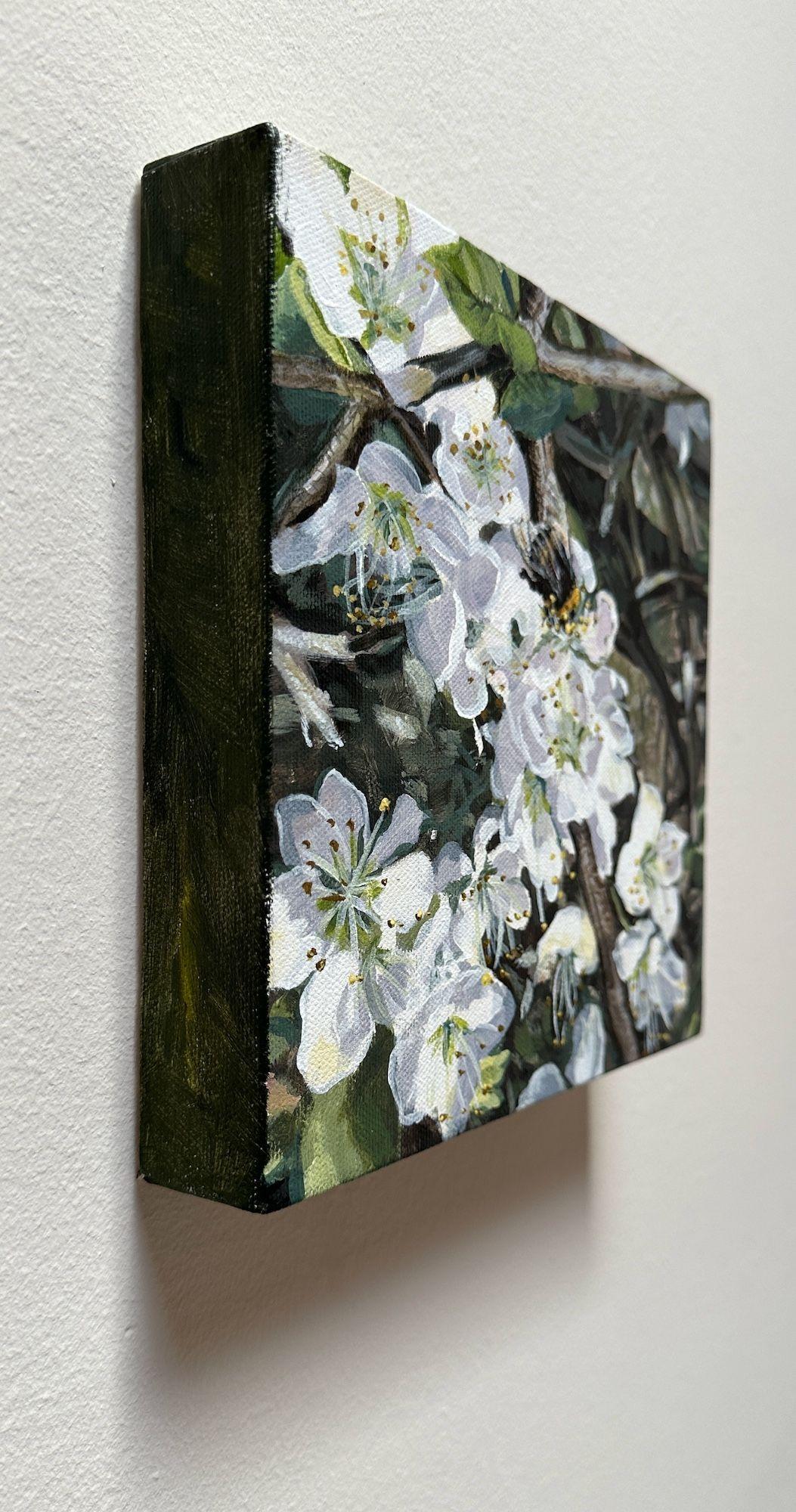 Abejorro sobre zarza, Pintura, Acrílico sobre lienzo en venta 2