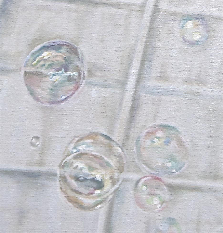 Cerchi e quadrati, Pittura, Olio su tela - Painting Realismo di Bronle Crosby