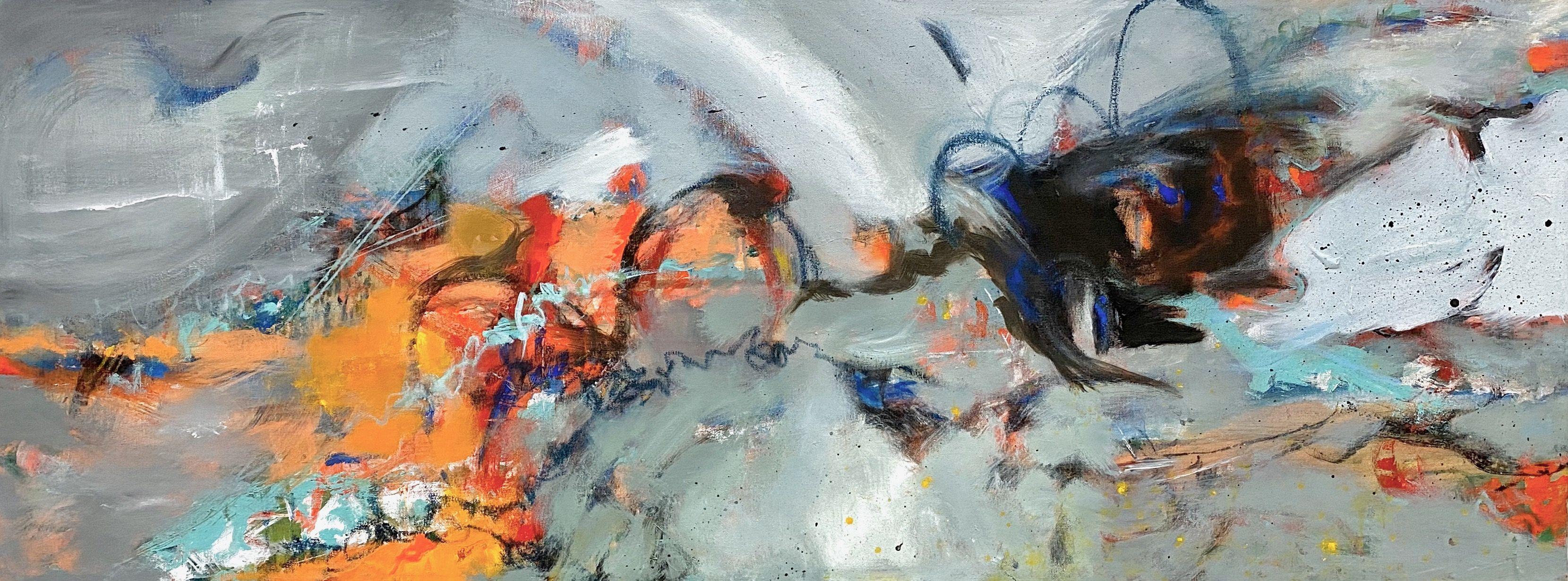 Abstract Painting di Bronle Crosby - Scintilla creativa, Pittura, Acrilico su tela