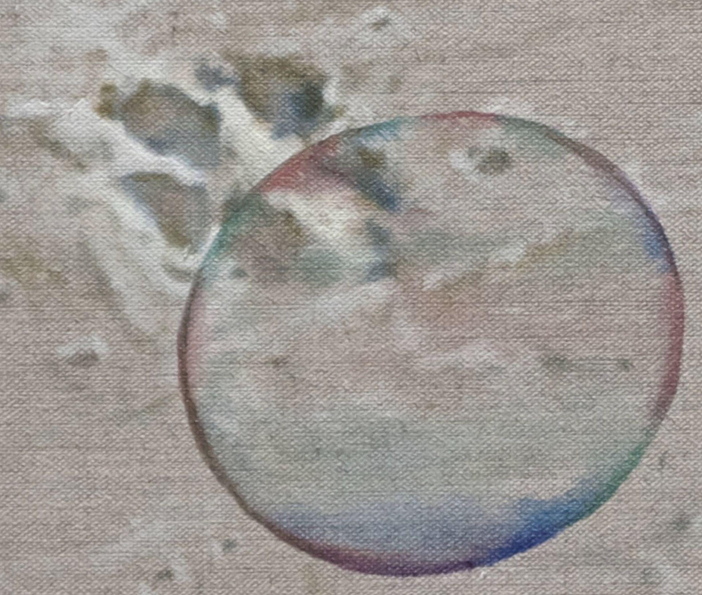 Atterraggio morbido, Pittura, Olio su tela in vendita 1