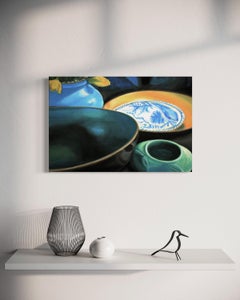 Stoneware Jewels, Painting, Acrylic on Canvas