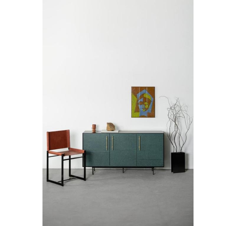 Bronson Credenza (TQS) in 3 Door In New Condition For Sale In Los Angeles, CA
