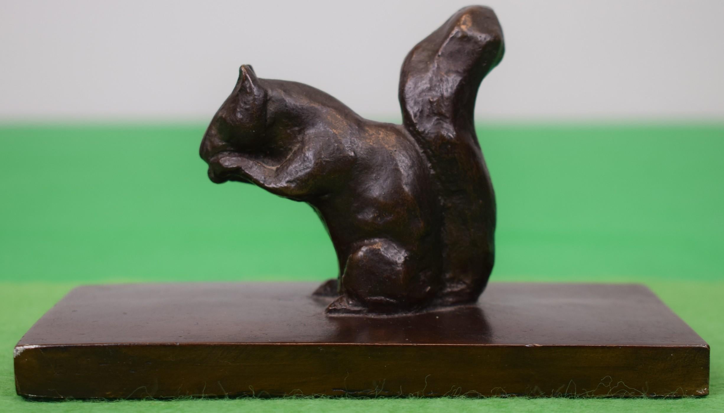 Overall Sz: 3 3/4"H x 5 3/4"W x 2 7/8"D

Plinth Base: 5 3/4"L x 2 7/8"W x 1/2"D

Weight: 3.6lbs

Bronson Harriman Rumsey (1917–1939), who died when the plane he was riding in, along with Daniel S. Roosevelt (1917–1939) (the son of Hall Roosevelt and