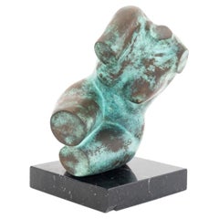 Bronson Nude Torso Grünspan Patinierte Bronze
