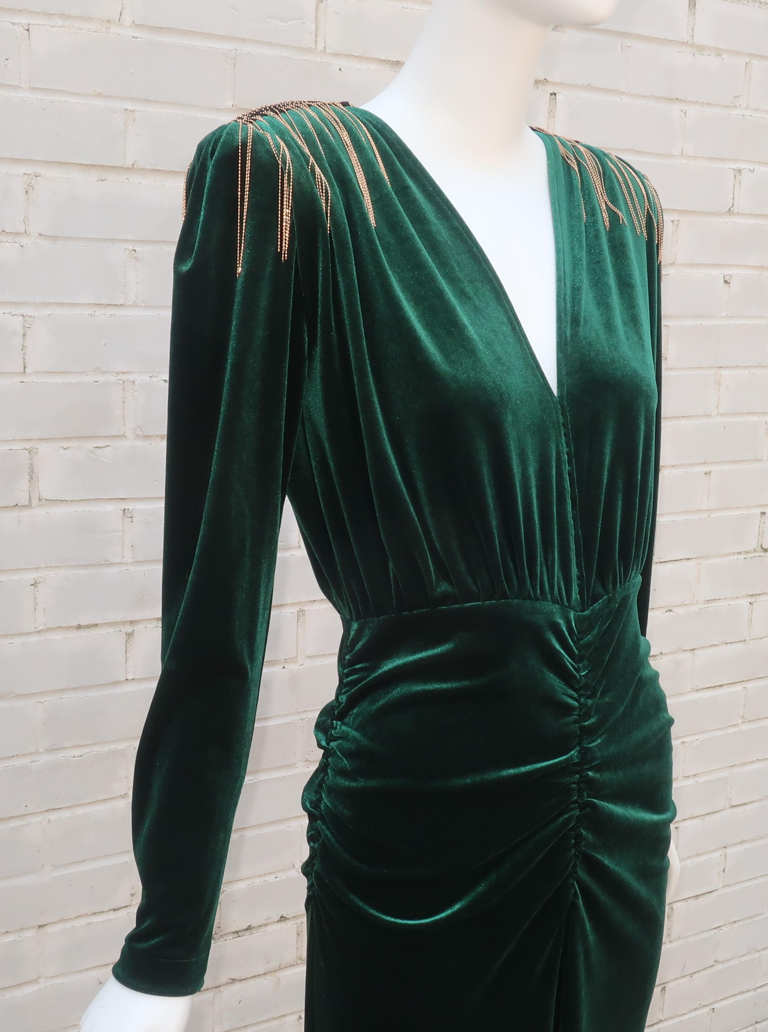bronx and banco emerald dress