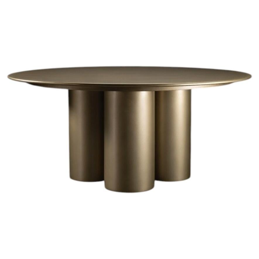 Bronze 014 Steel Dining Table by NO AGE STUDIO