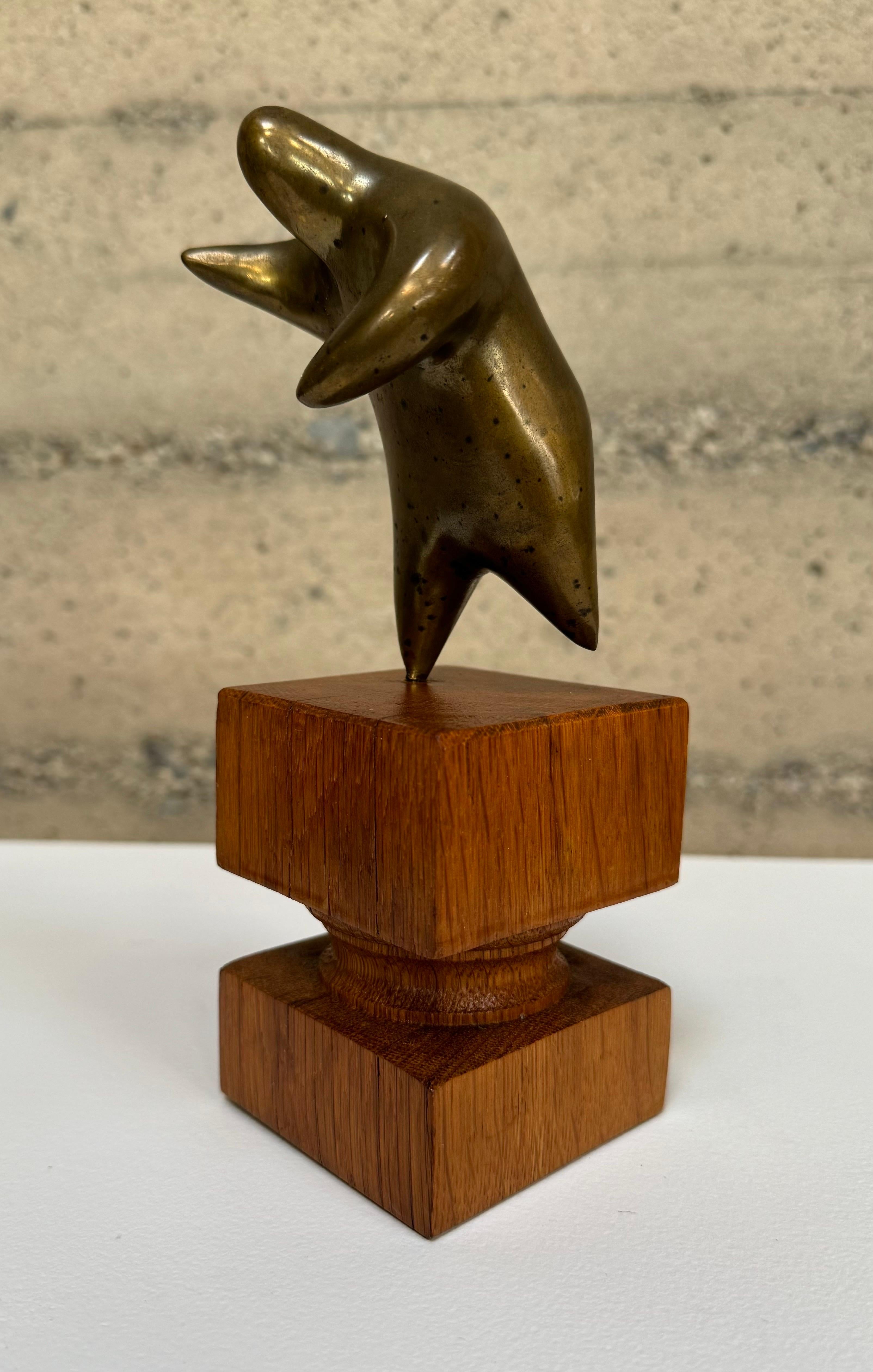Bronze Abstract Figurative Sculpture In Good Condition In Oakland, CA