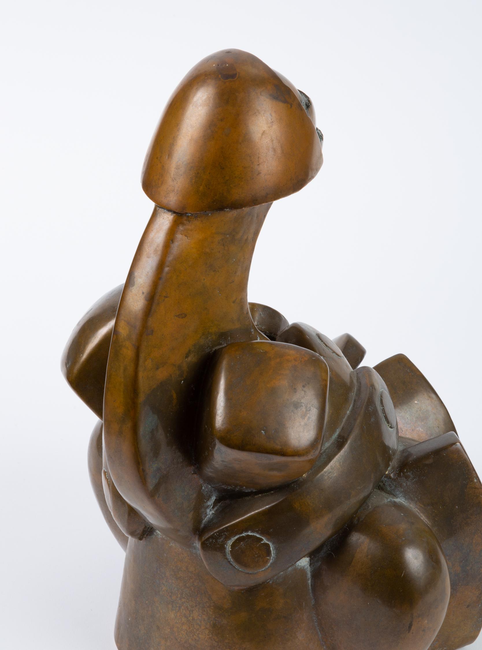 Camilo Otero Bronze Abstract Sculpture 4