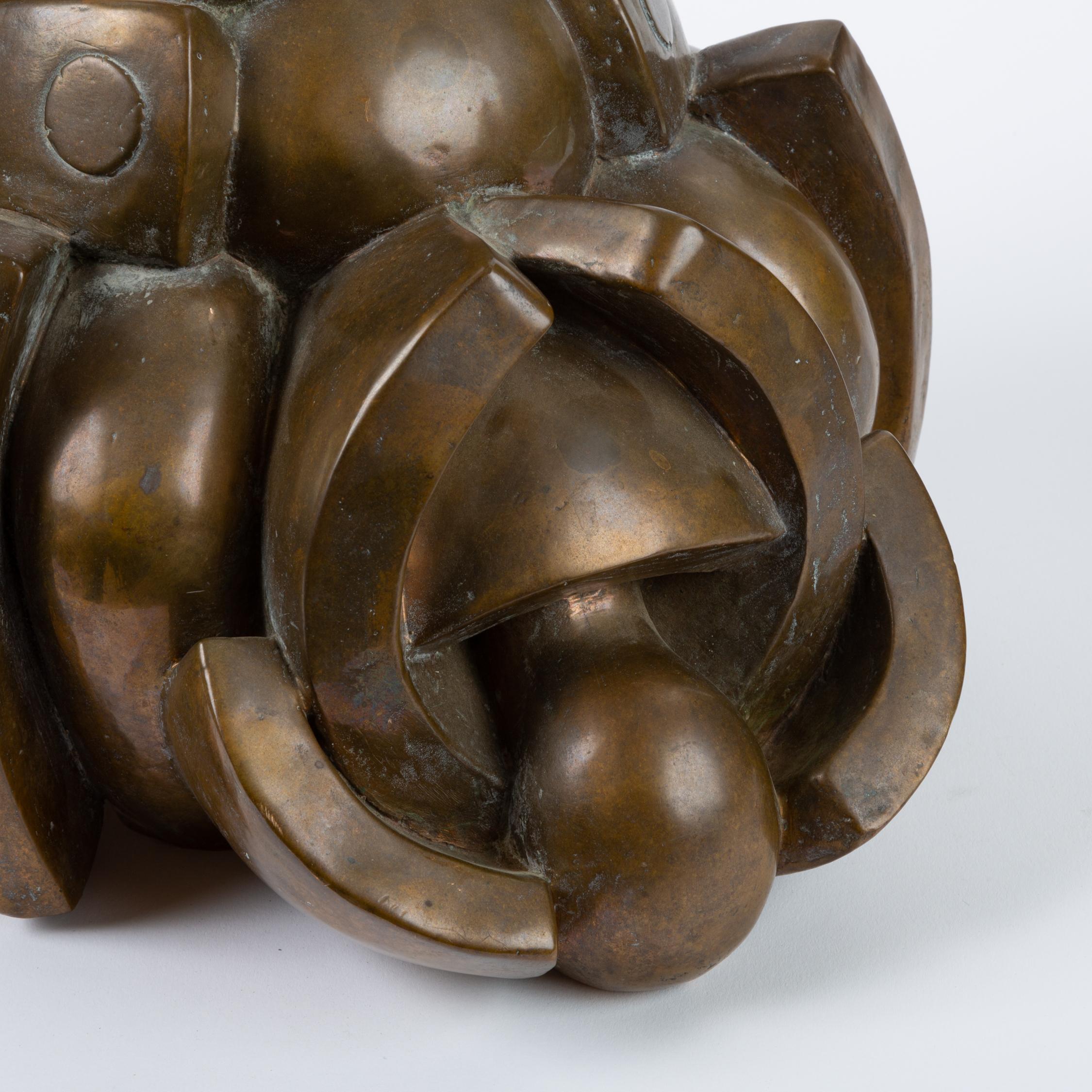 Camilo Otero Bronze Abstract Sculpture 6