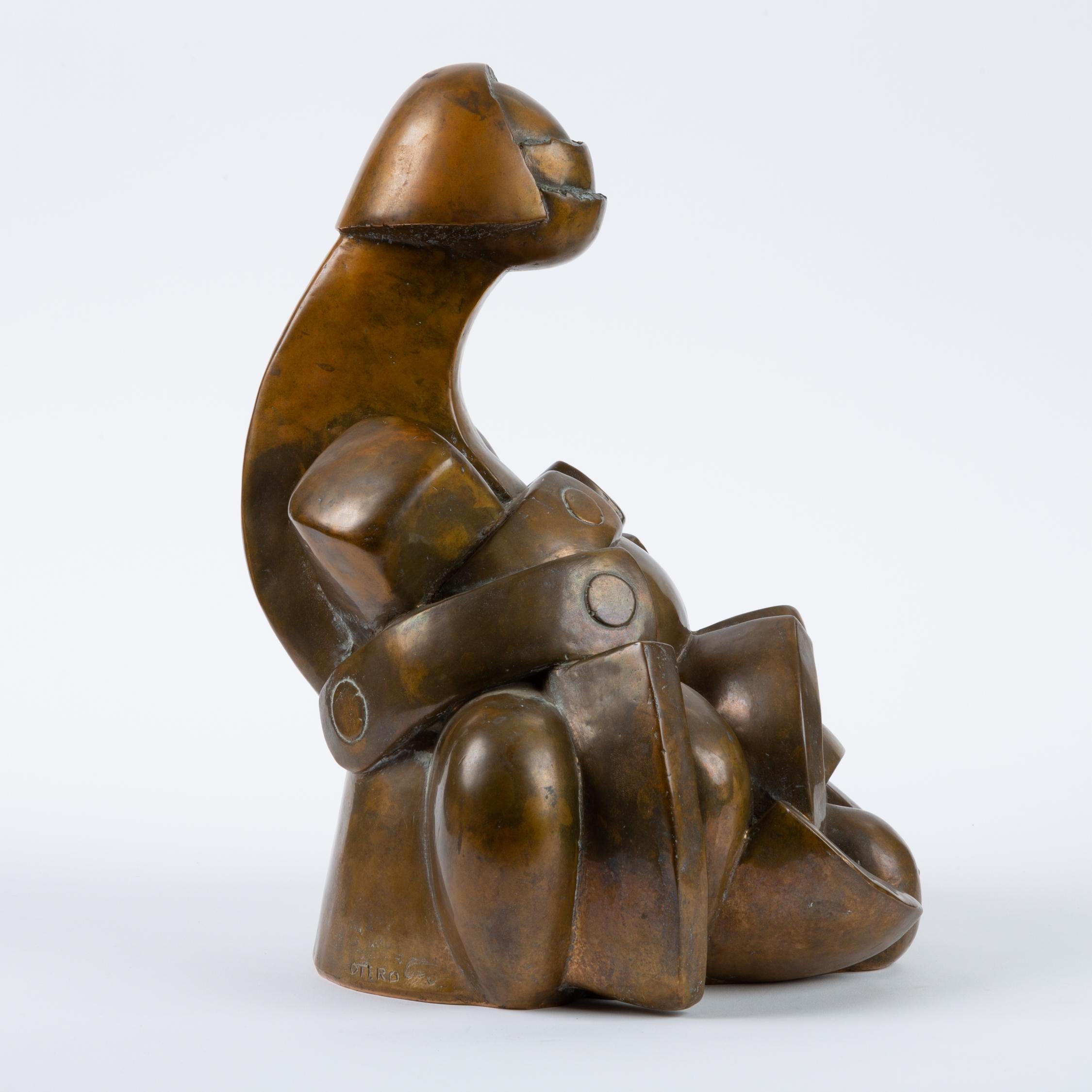 Camilo Otero Bronze Abstract Sculpture 1