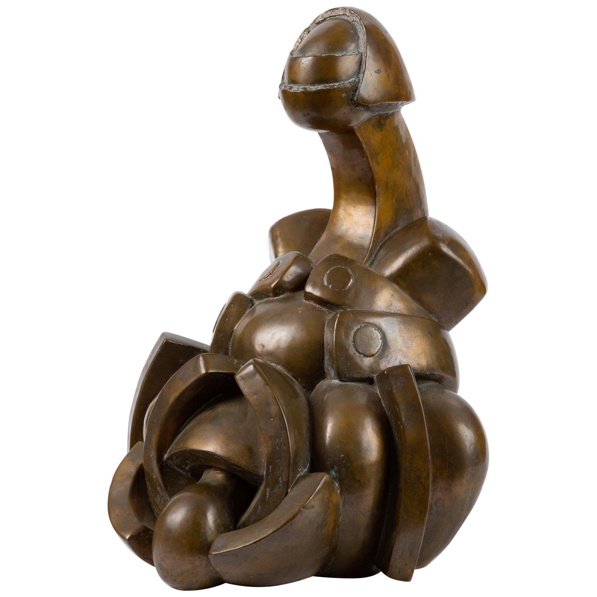 Camilo Otero Bronze Abstract Sculpture