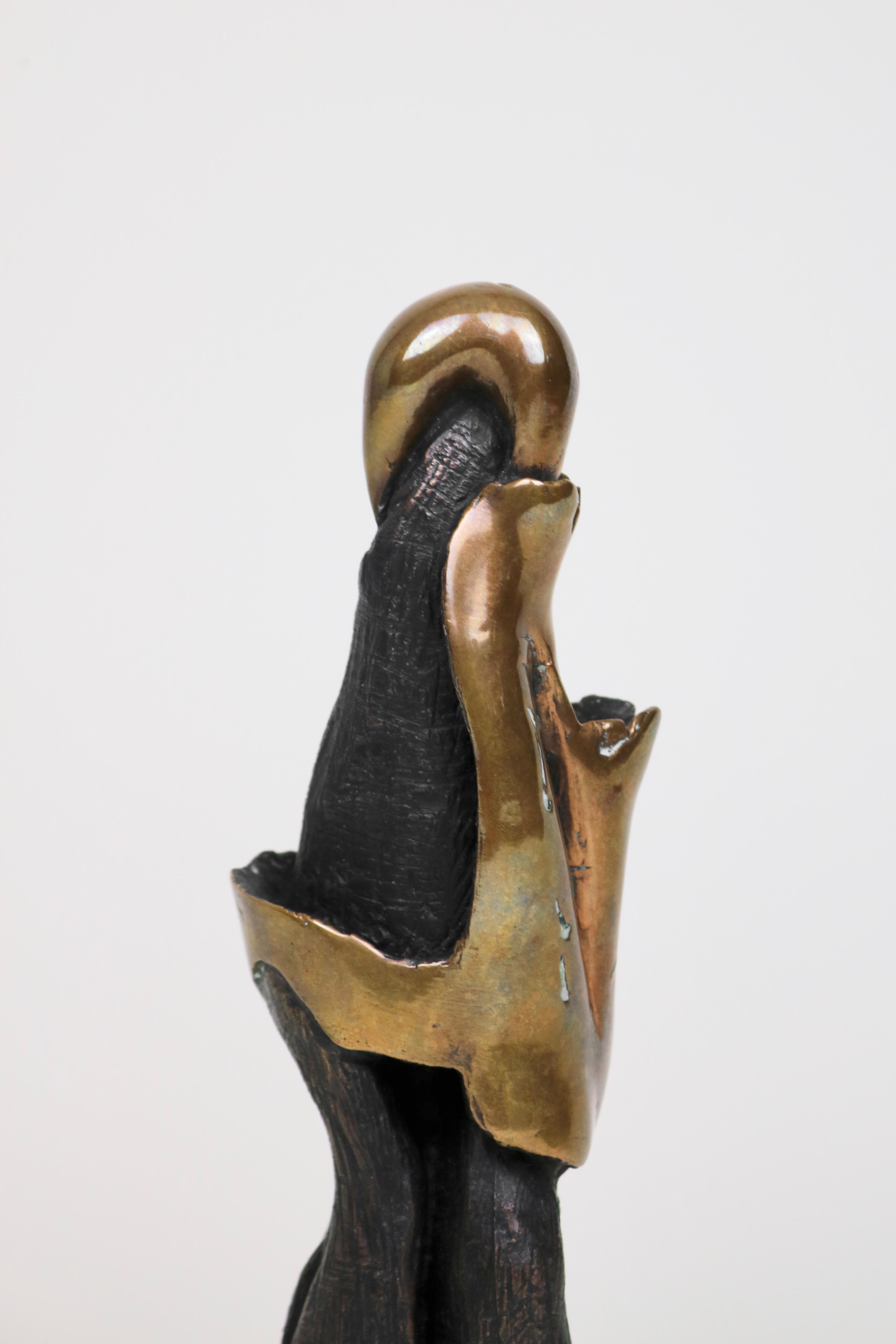 Late 20th Century Bronze Abstract Sculpture by Eli Ilan, 1970s
