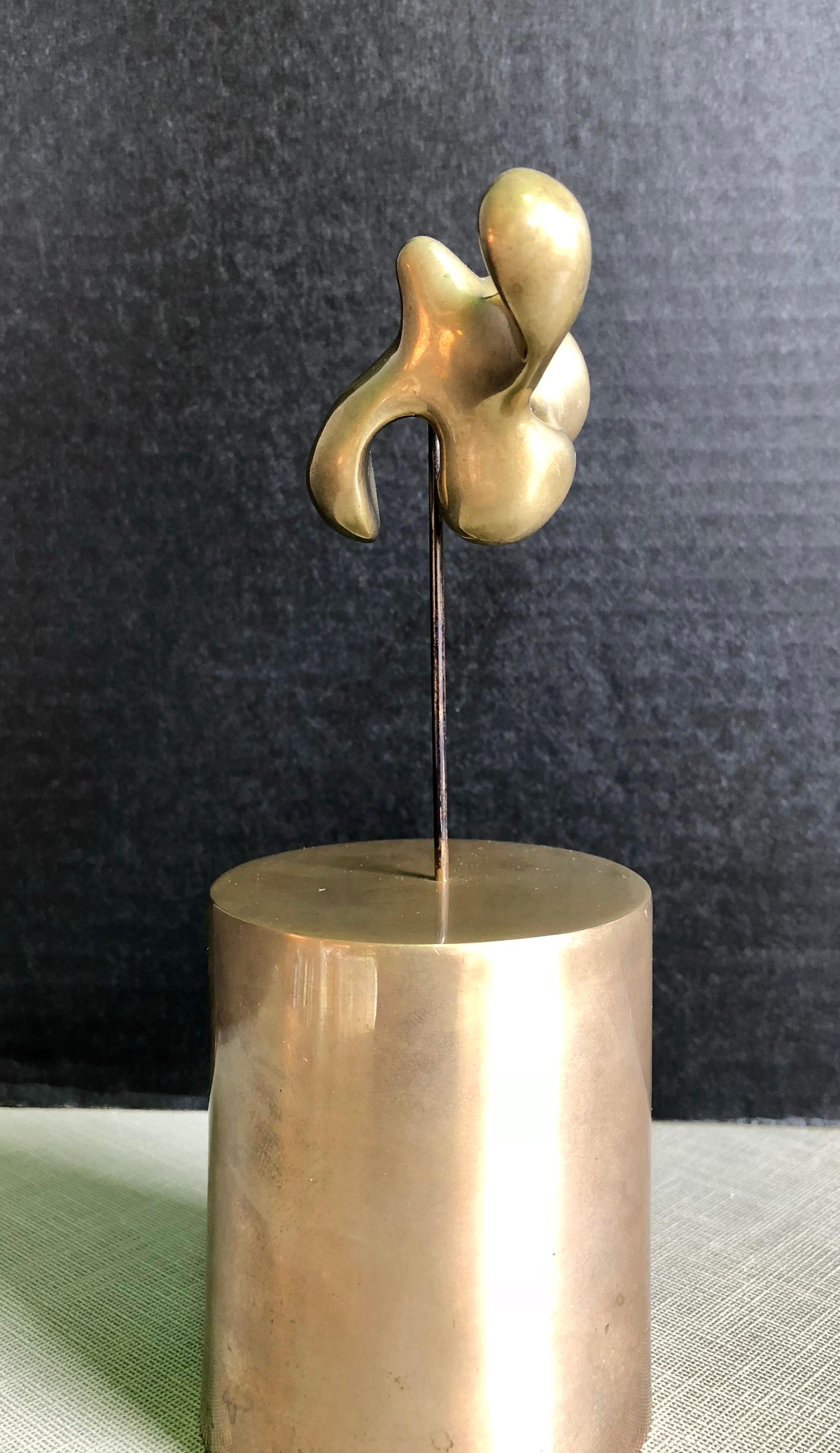 Bronze Abstract Sculpture by Eli Karpel 3