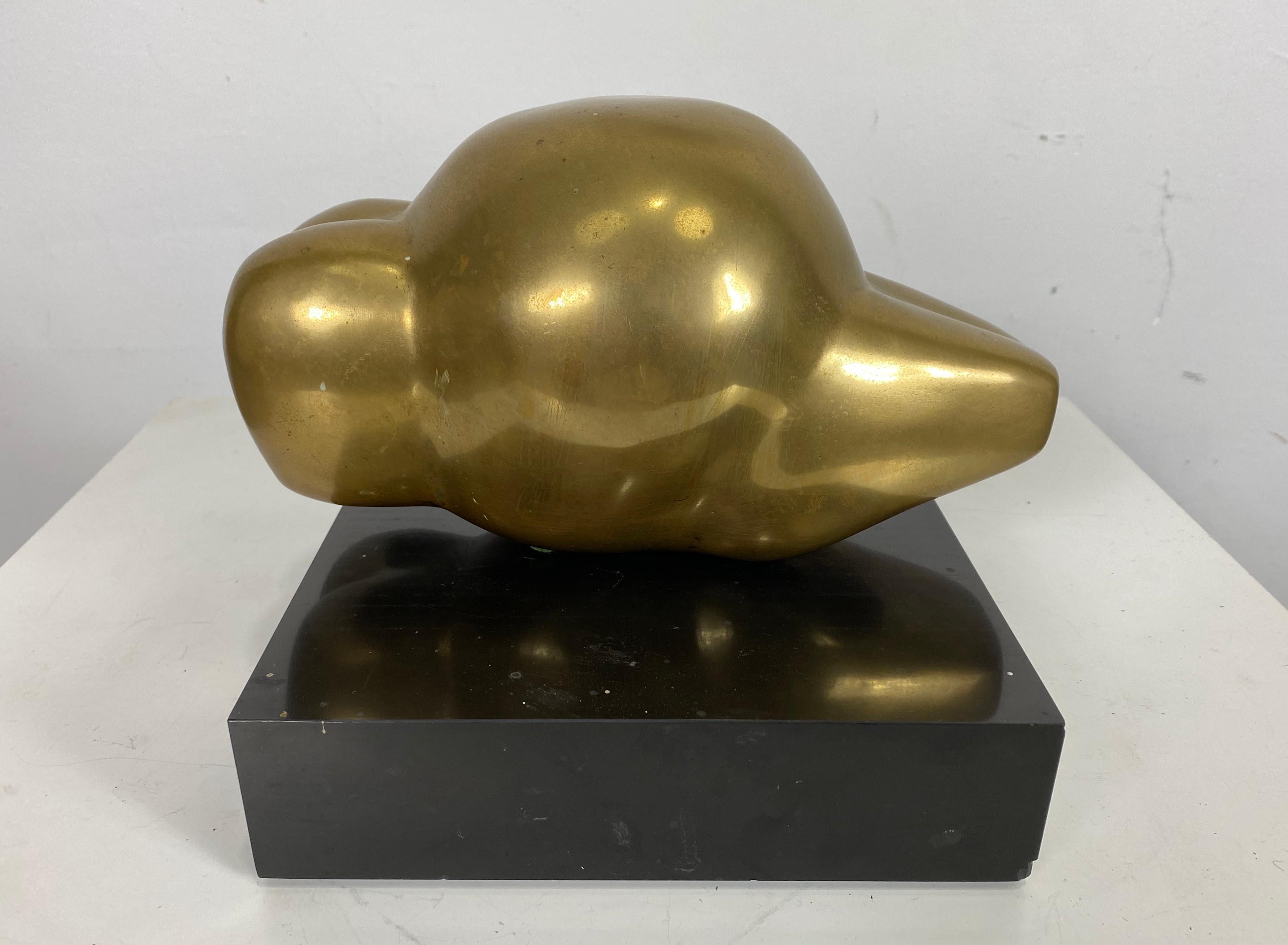 Late 20th Century Bronze Abstract Sculpture by Gerda Thune Andersen, Denmark