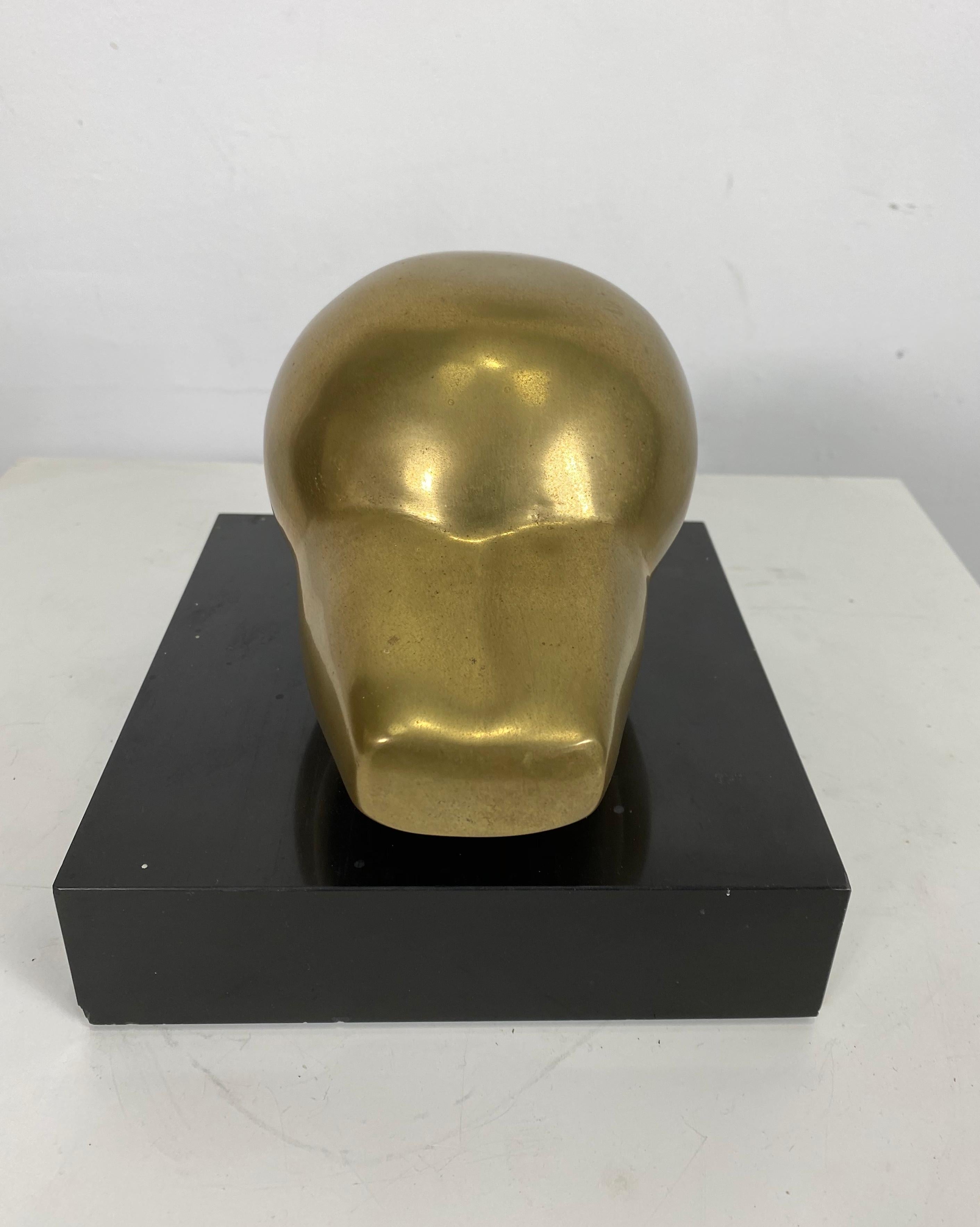 Bronze Abstract Sculpture by Gerda Thune Andersen, Denmark 1