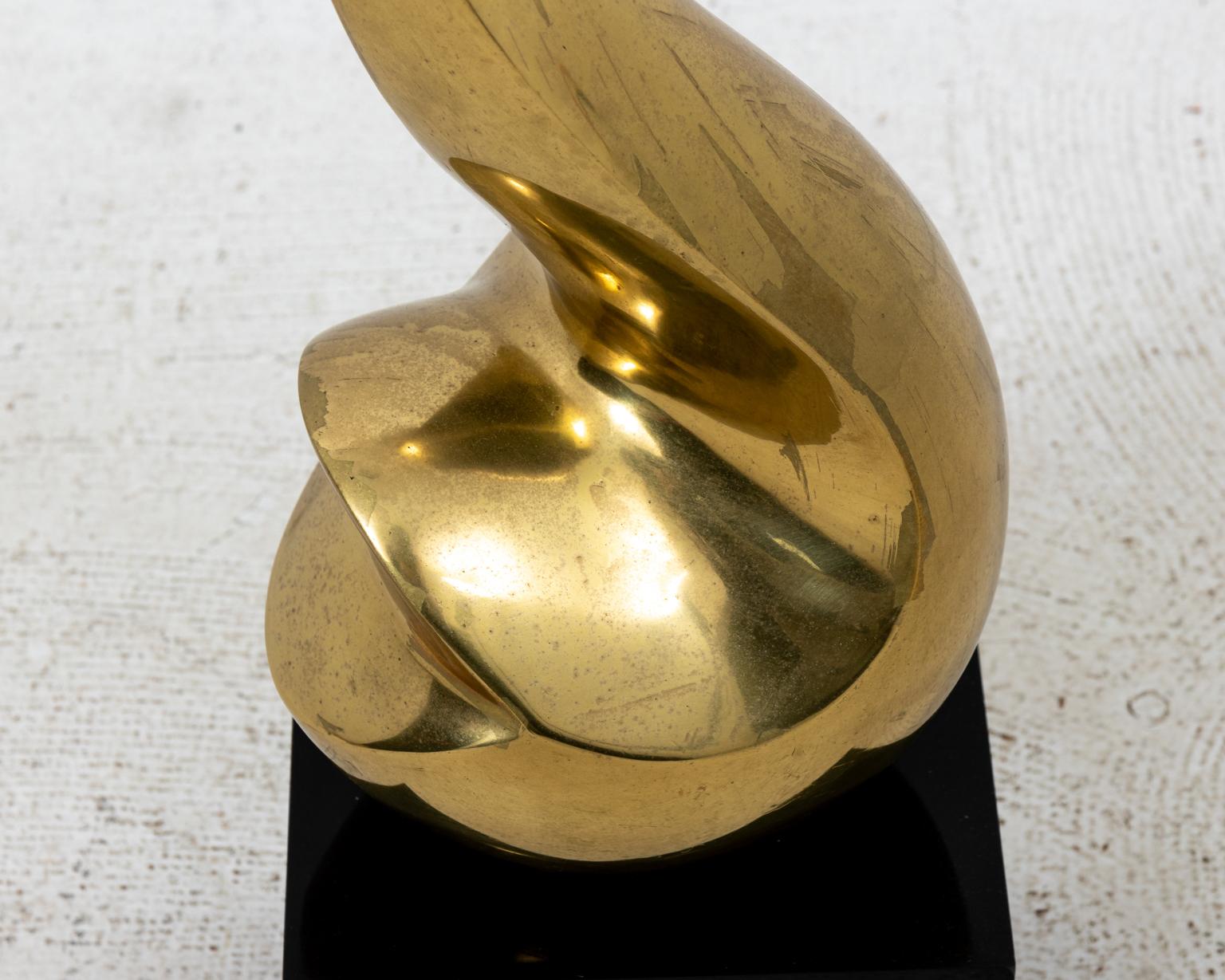 Bronze Abstract Sculpture by Philippe Jean In Good Condition In Stamford, CT
