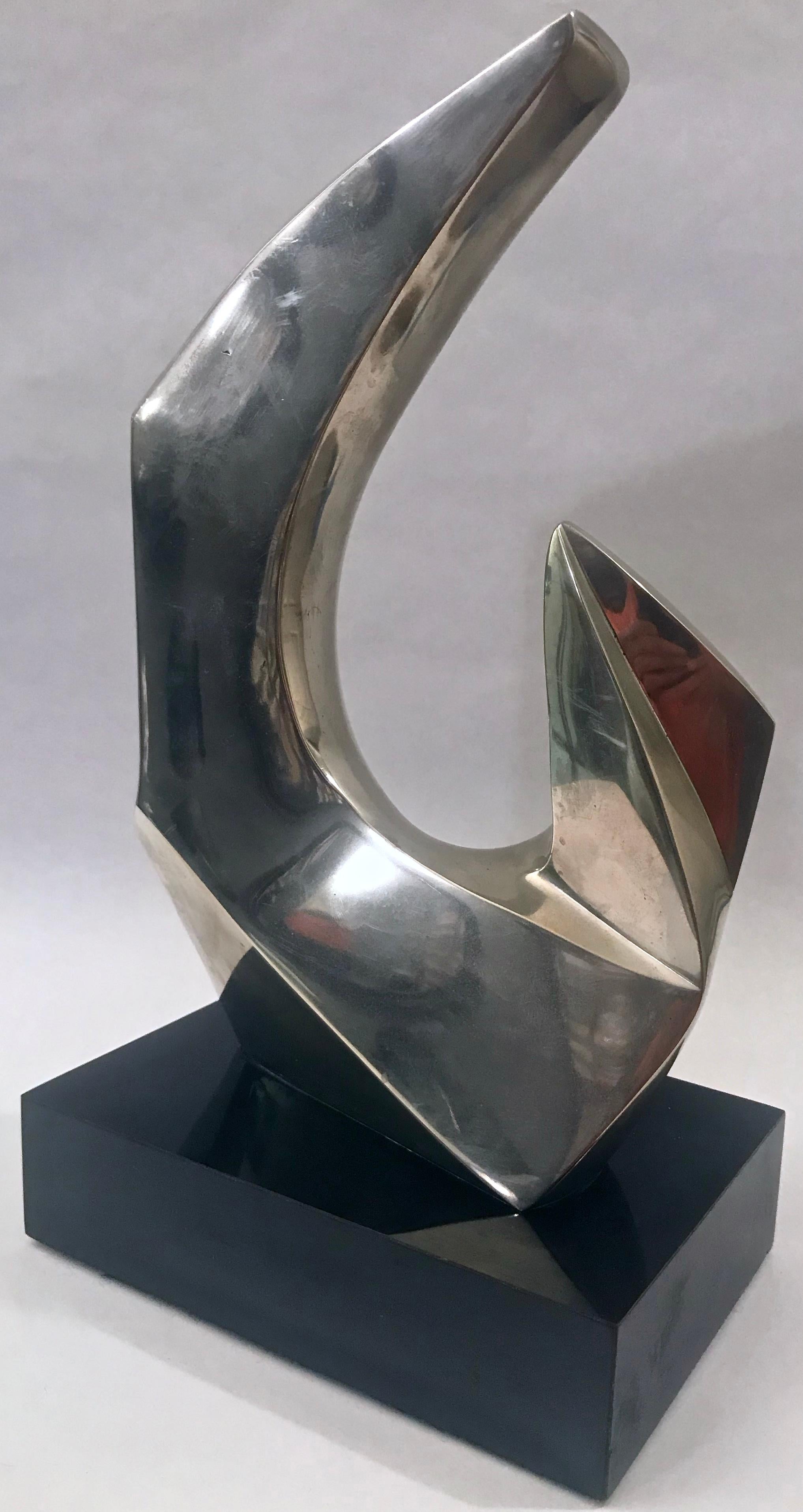 Bronze Abstract Sculpture by Seymour Meyer For Sale 6