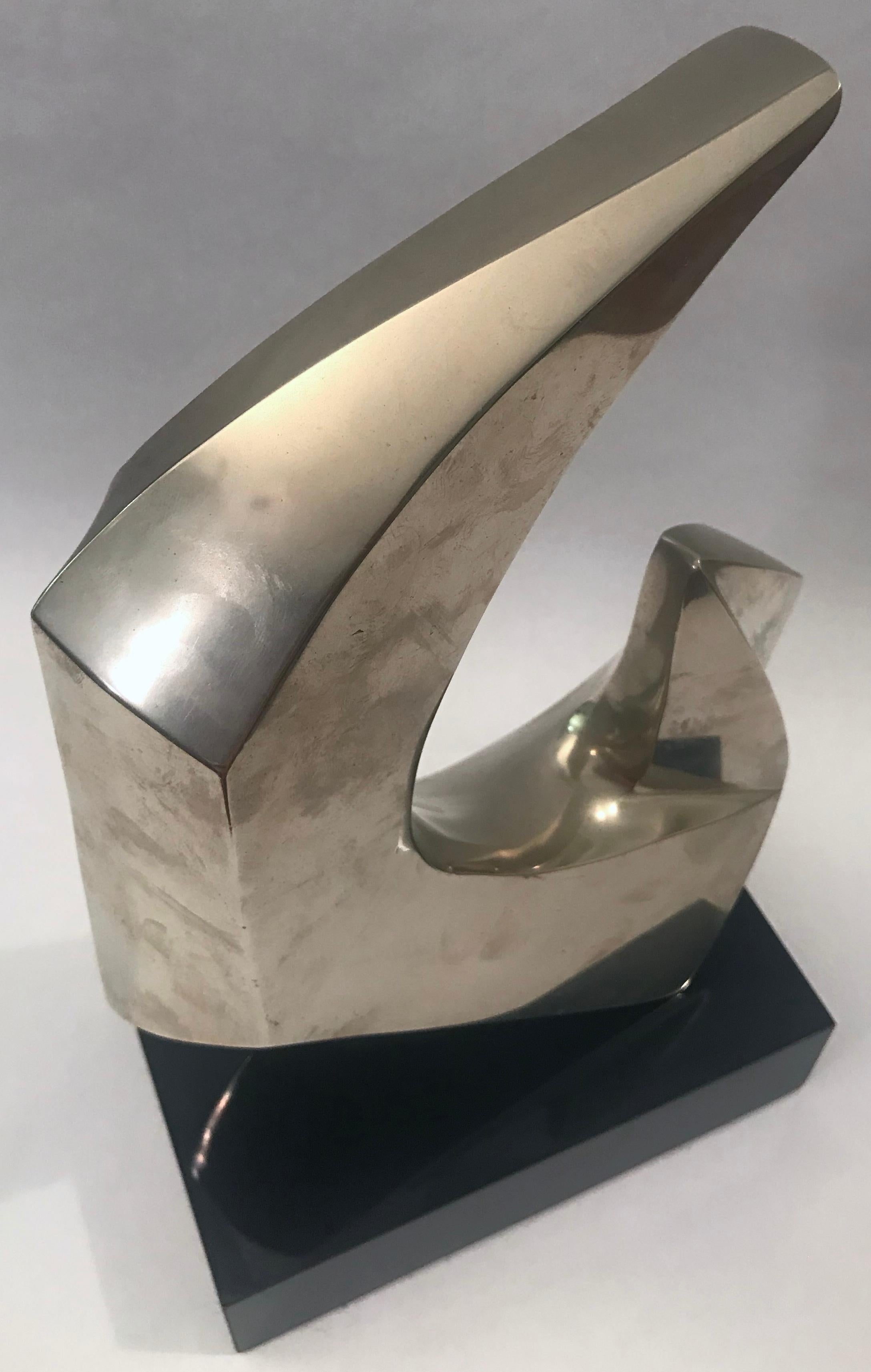 Bronze Abstract Sculpture by Seymour Meyer For Sale 8