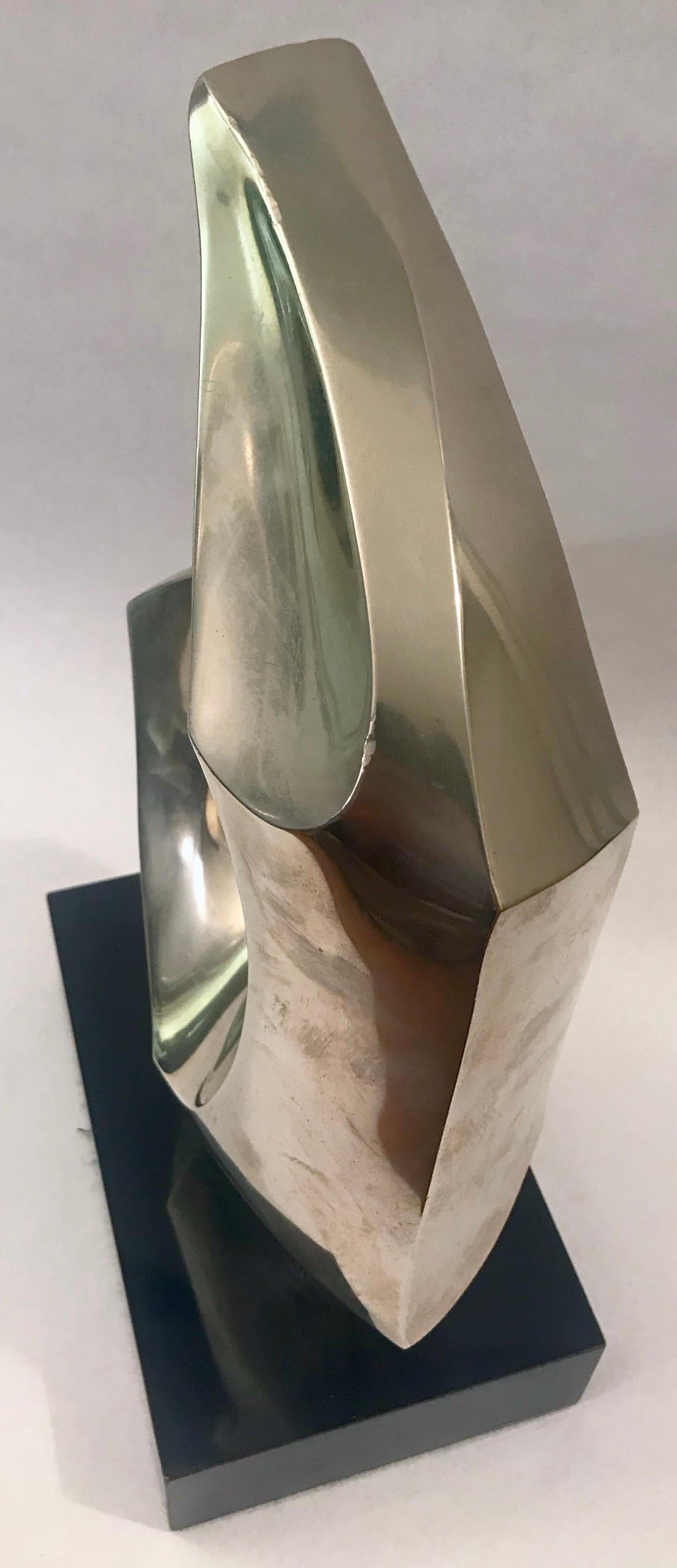 Bronze Abstract Sculpture by Seymour Meyer For Sale 9