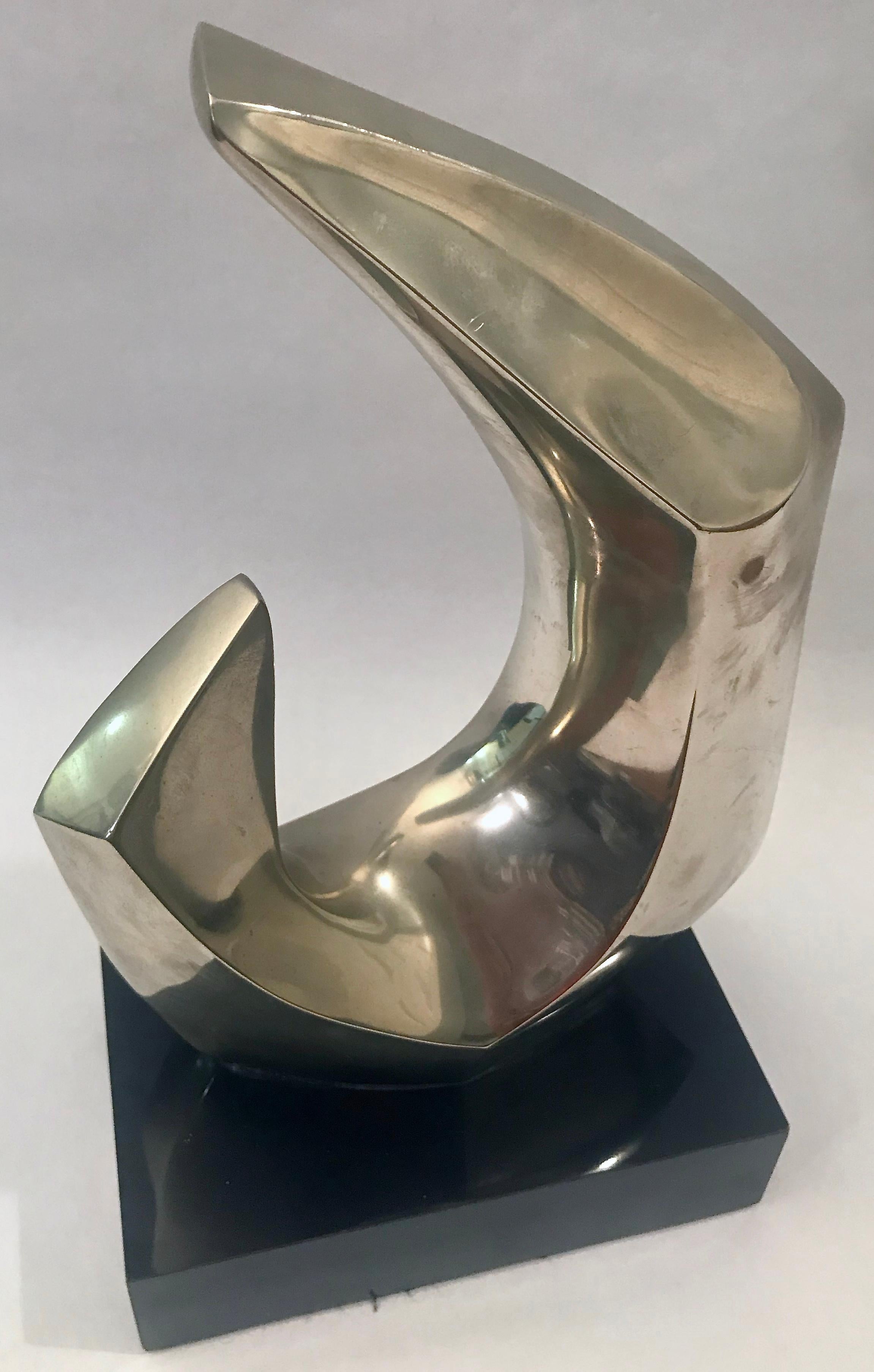 Bronze Abstract Sculpture by Seymour Meyer For Sale 1