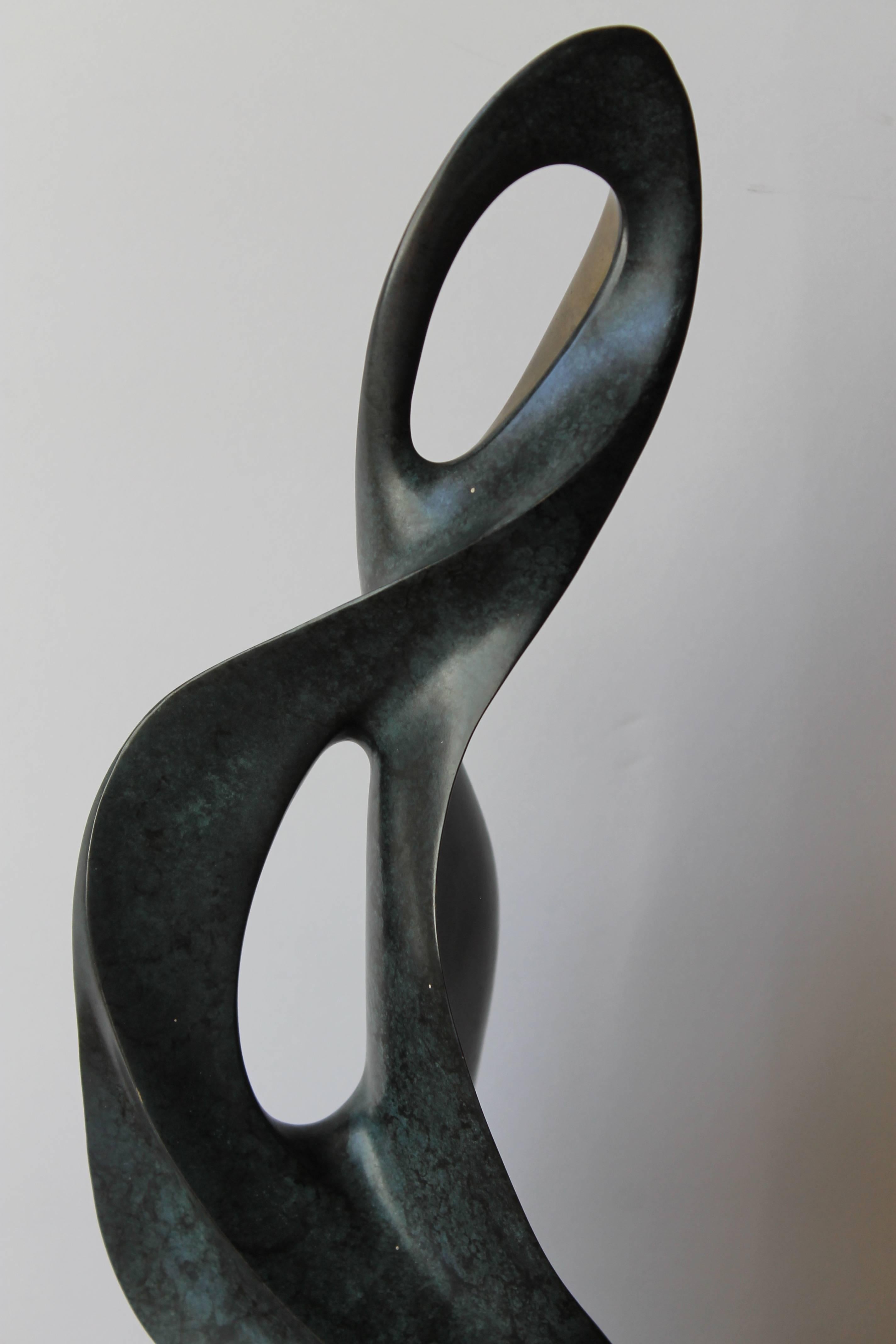 American Bronze Abstract Sculpture