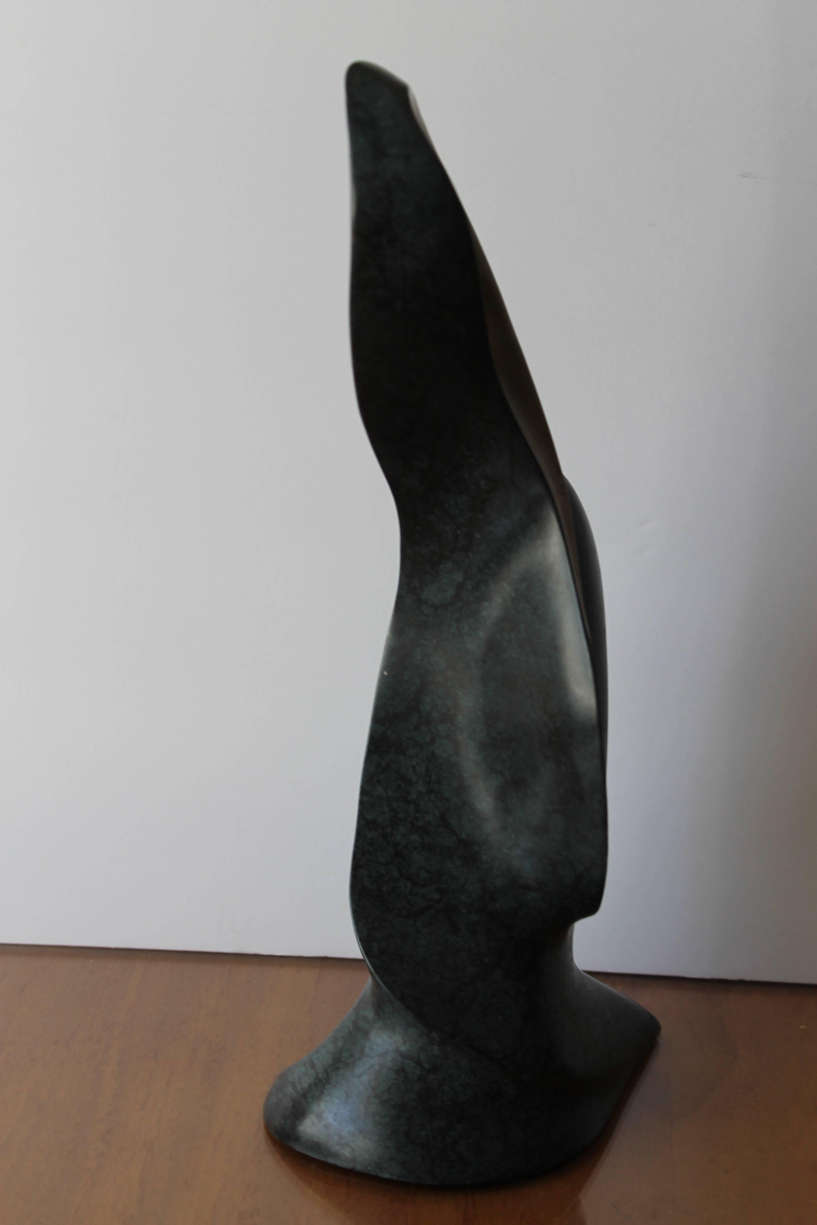 Bronze Abstract Sculpture In Excellent Condition In Palm Springs, CA