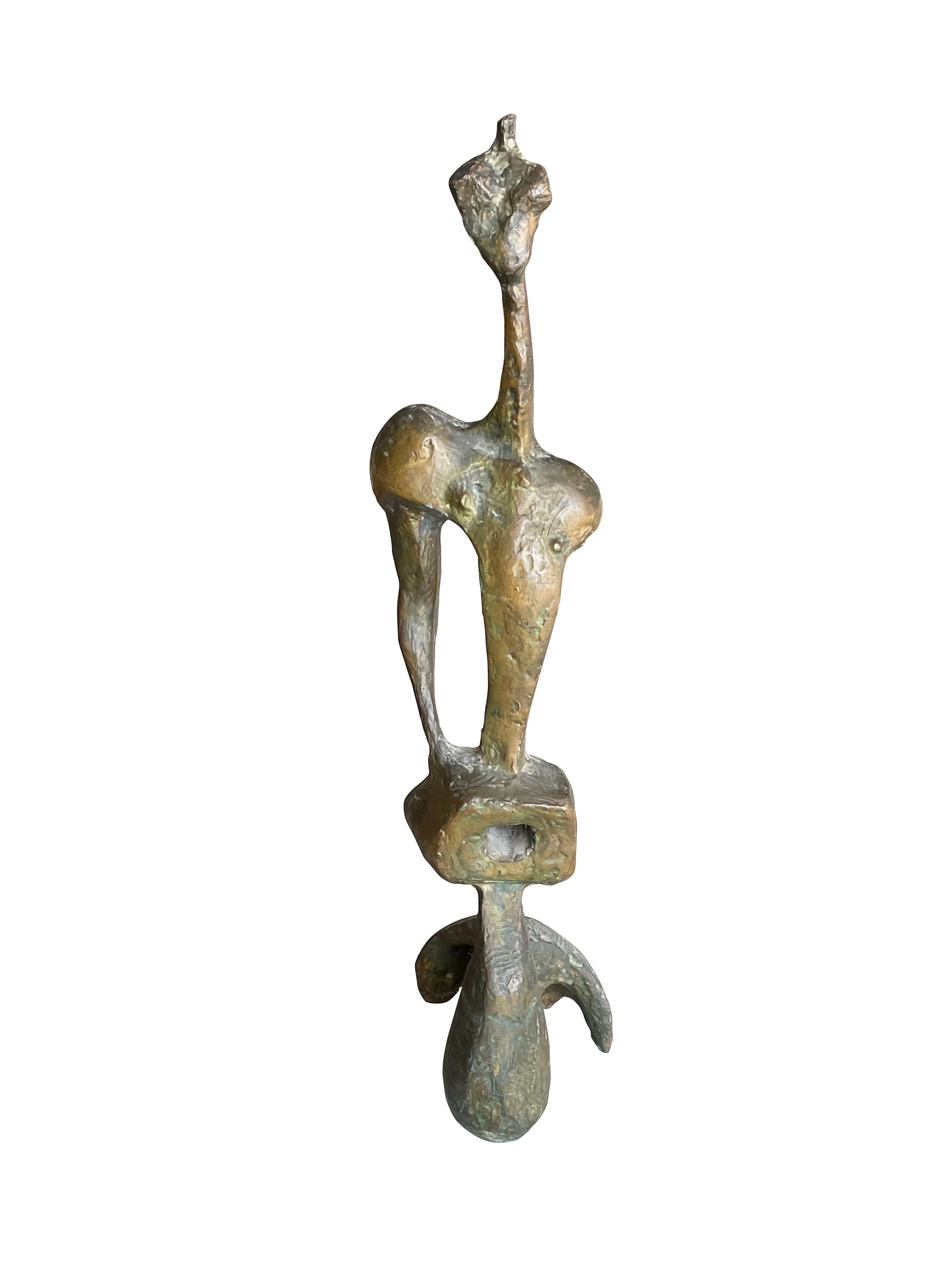 French Bronze Abstract Sculpture, France, 1960s