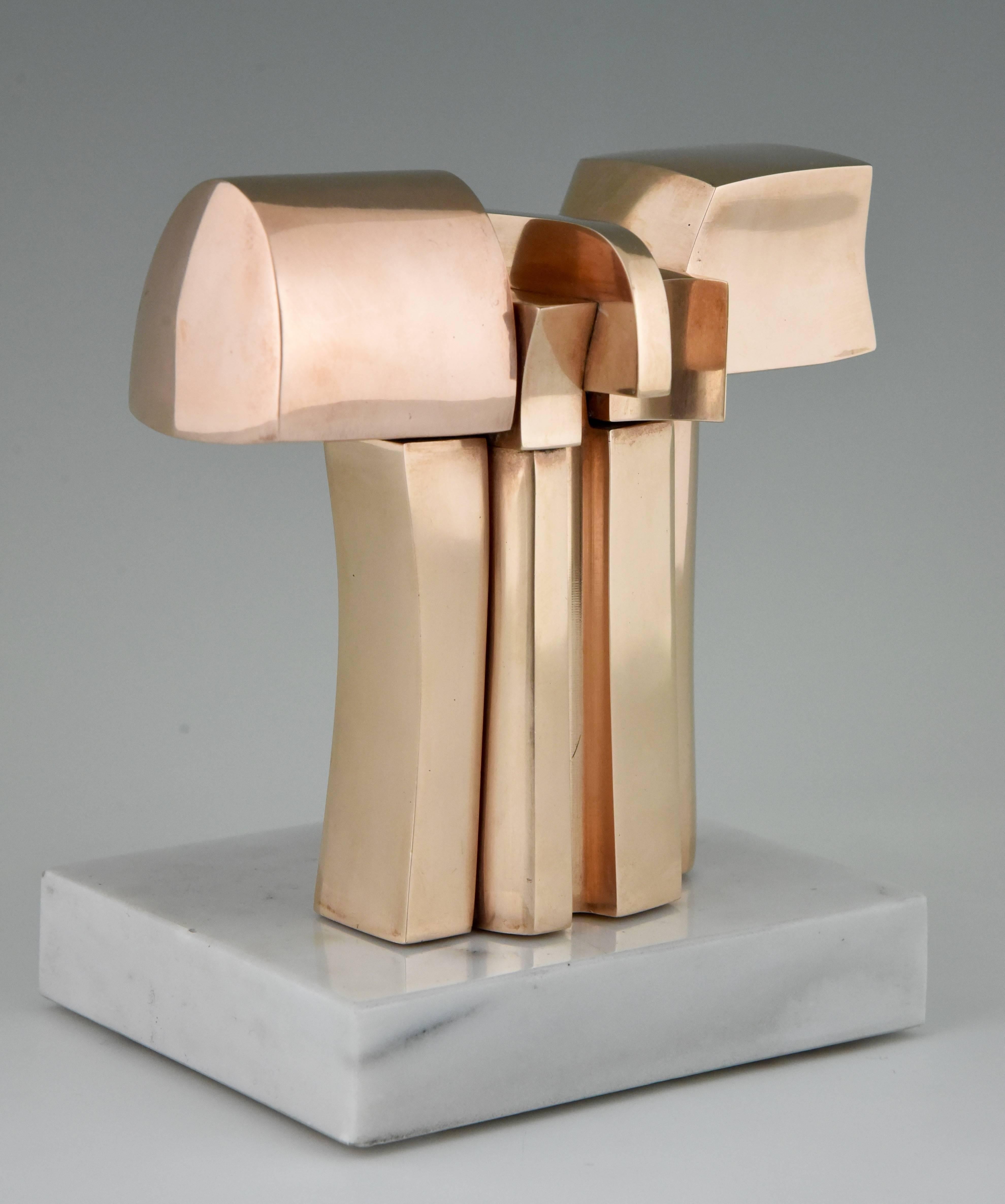 20th Century Bronze Abstract Sculpture José Luis Sanchez Mid-Century Modern, 1970