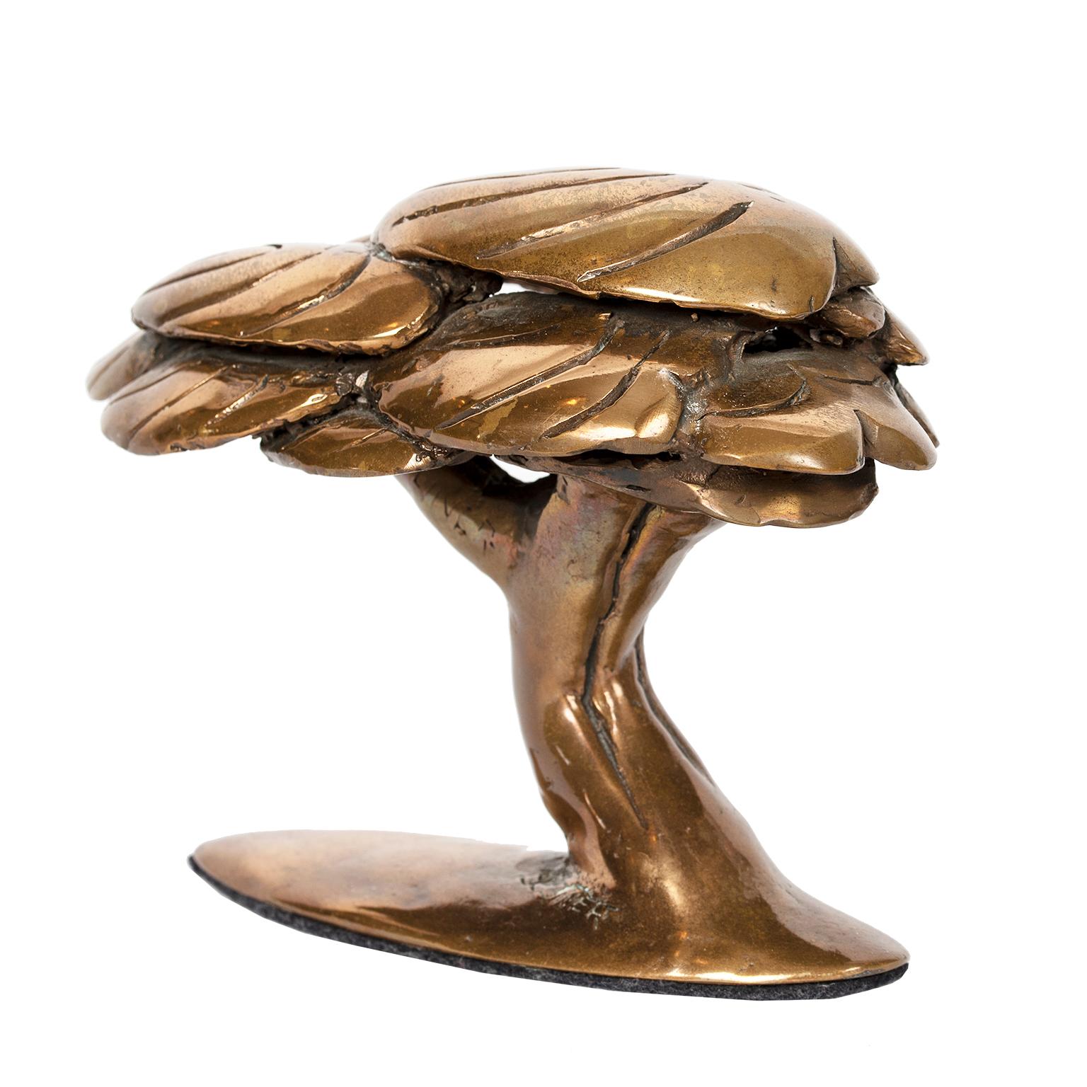 Bronze Abstract Tree Sculpture by Canadian Jack Culiner In Good Condition In Toronto, ON