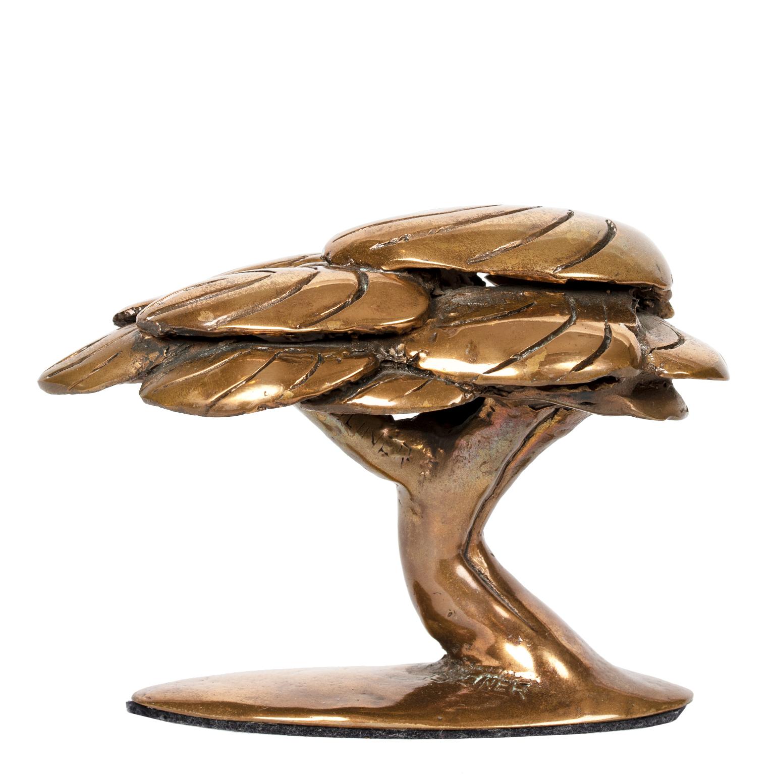 Late 20th Century Bronze Abstract Tree Sculpture by Canadian Jack Culiner