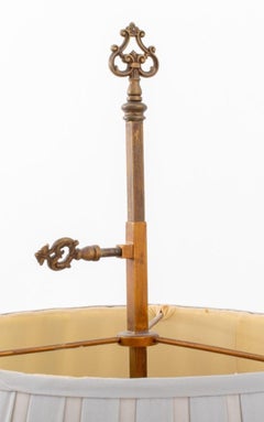 Bronze Acanthus Leaf Bouillotte Lamp