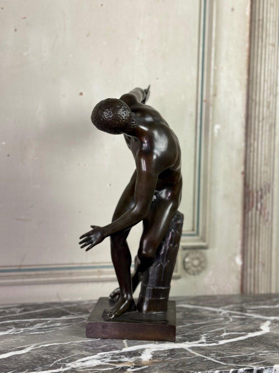 Bronze After The Antique, The Discobolus, 19th Century For Sale 7
