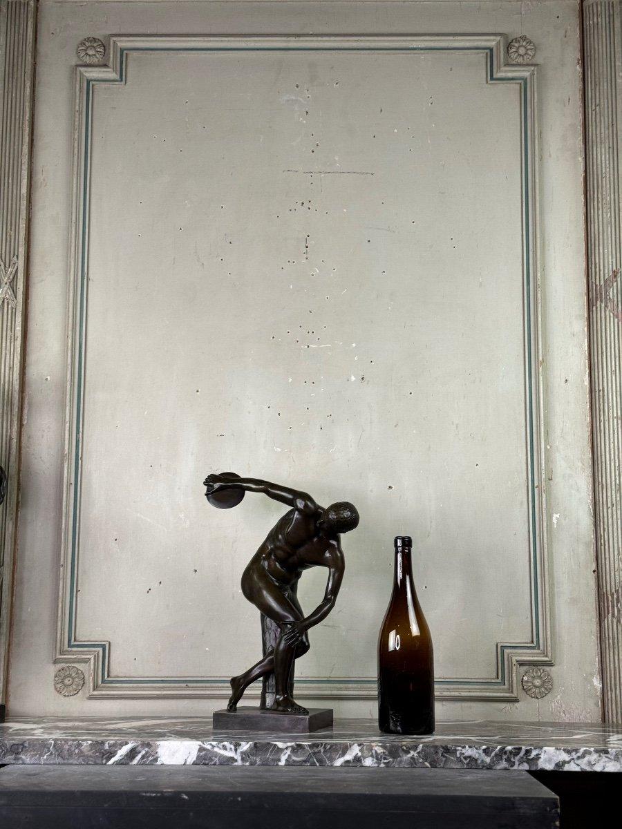 Bronze After The Antique, The Discobolus, 19th Century For Sale 2
