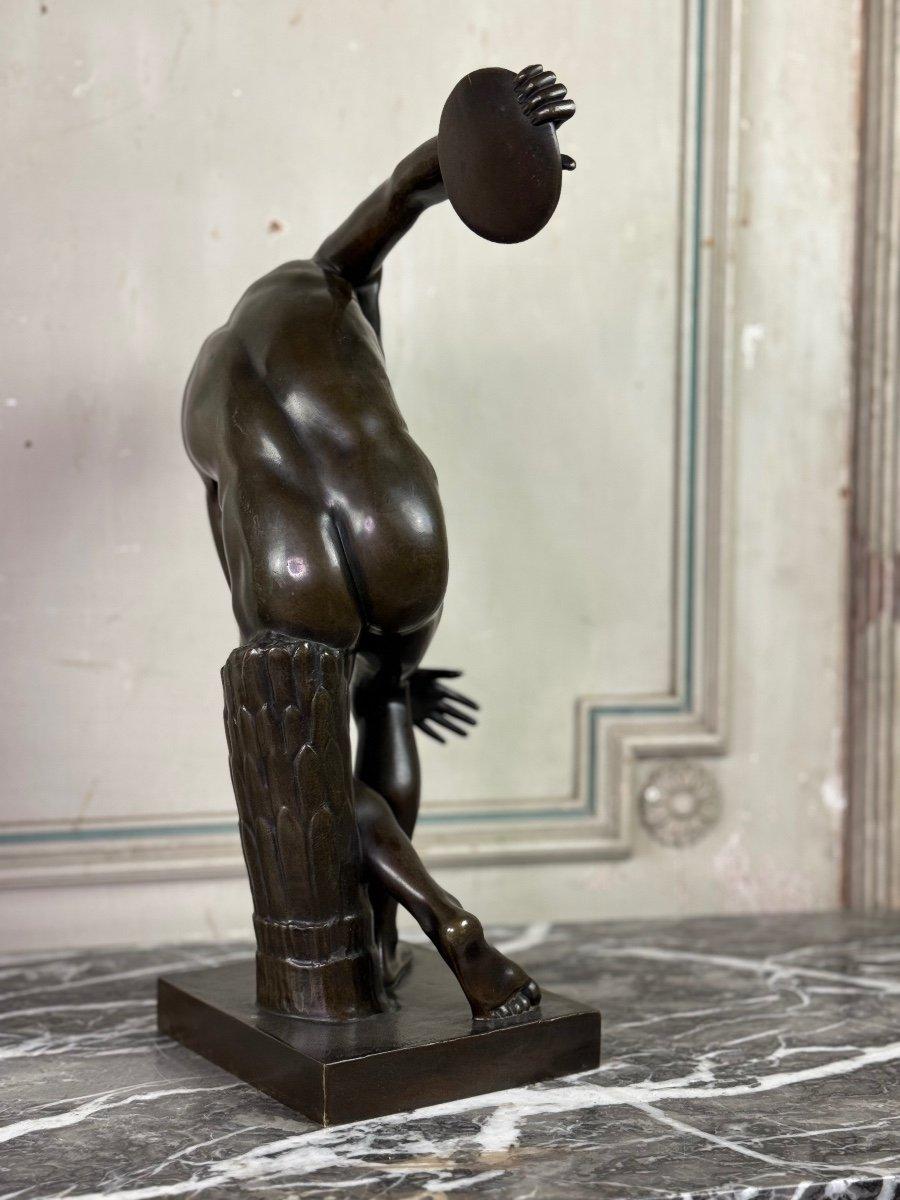 Bronze After The Antique, The Discobolus, 19th Century For Sale 3
