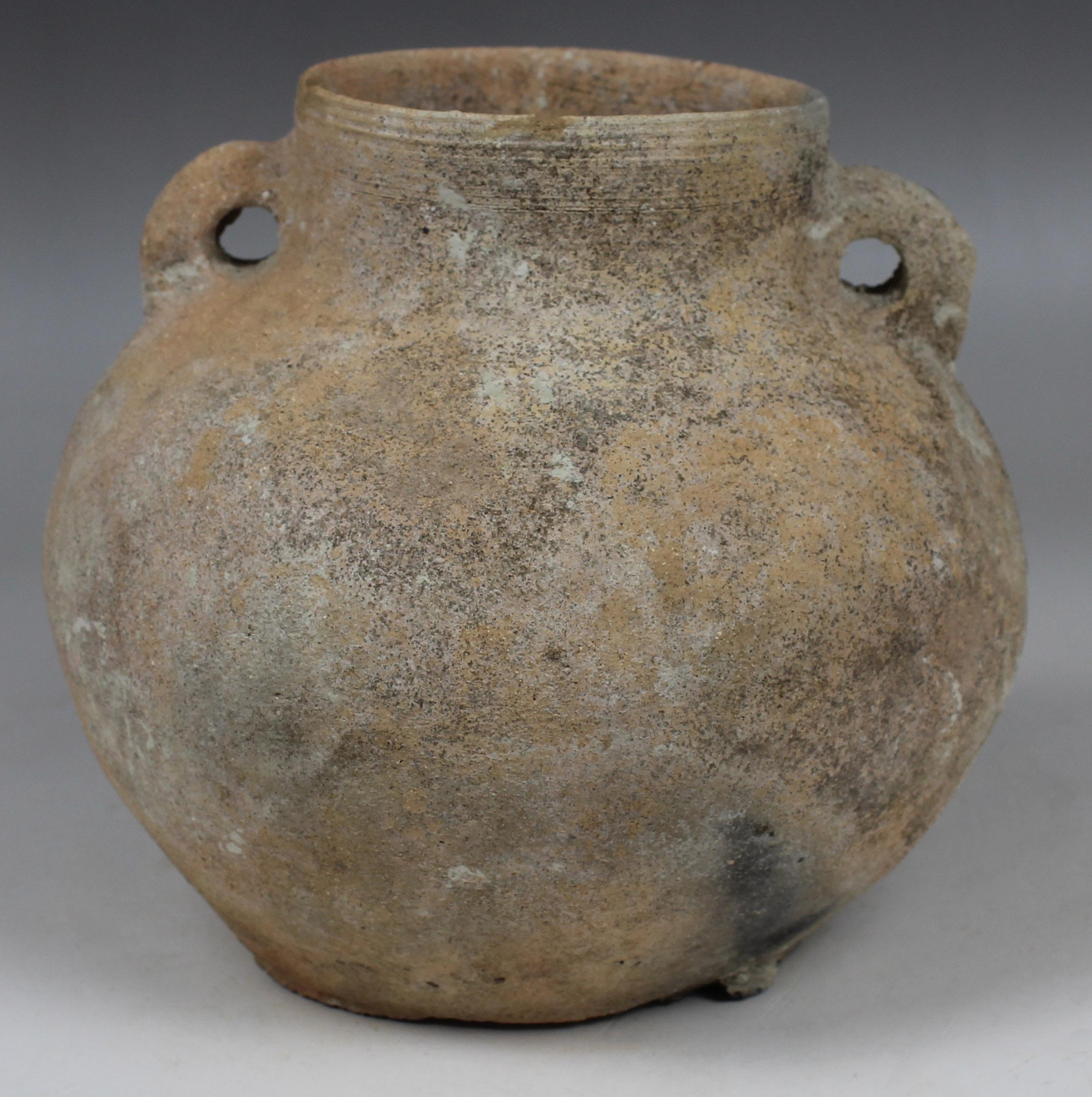 ITEM: Amphoriskos
MATERIAL: Pottery
CULTURE: Bronze Age
PERIOD: 2400 – 2000 B.C
DIMENSIONS: 140 mm x 145 mm
CONDITION: Good condition
PROVENANCE: Ex Emeritus collection (USA), collected from the 1950’s to the 1980’s by a distinguished university