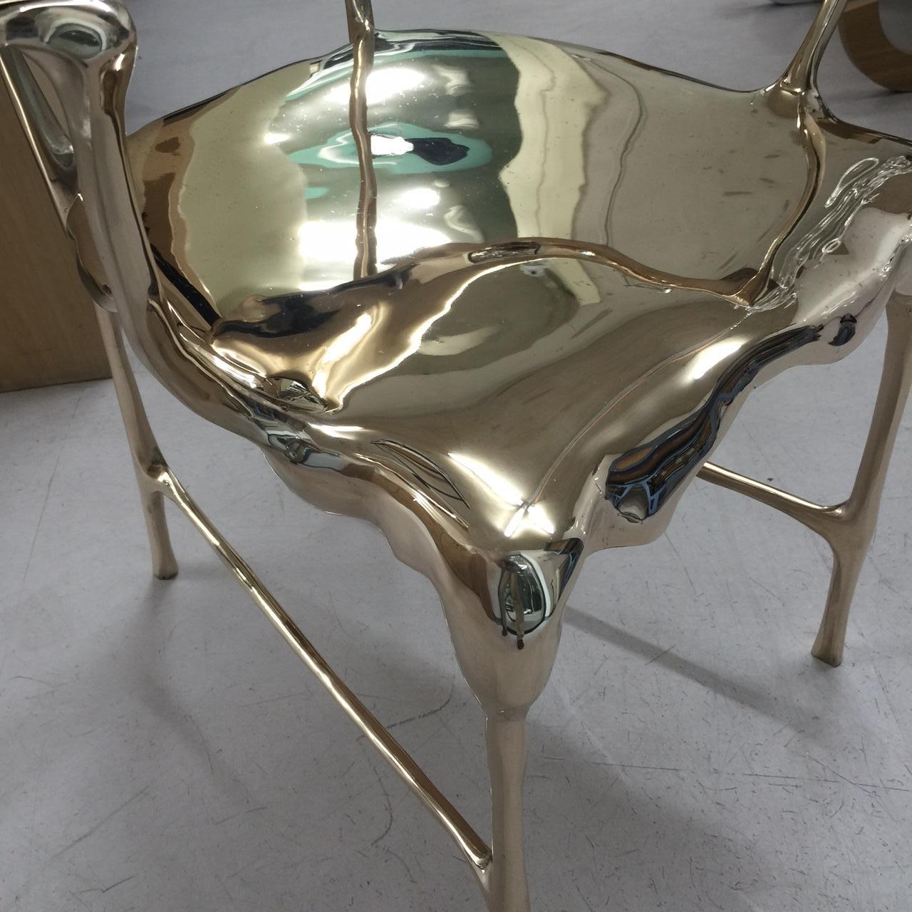 Contemporary Bronze Age Chair, Solid bronze, 2014, 10/12 For Sale