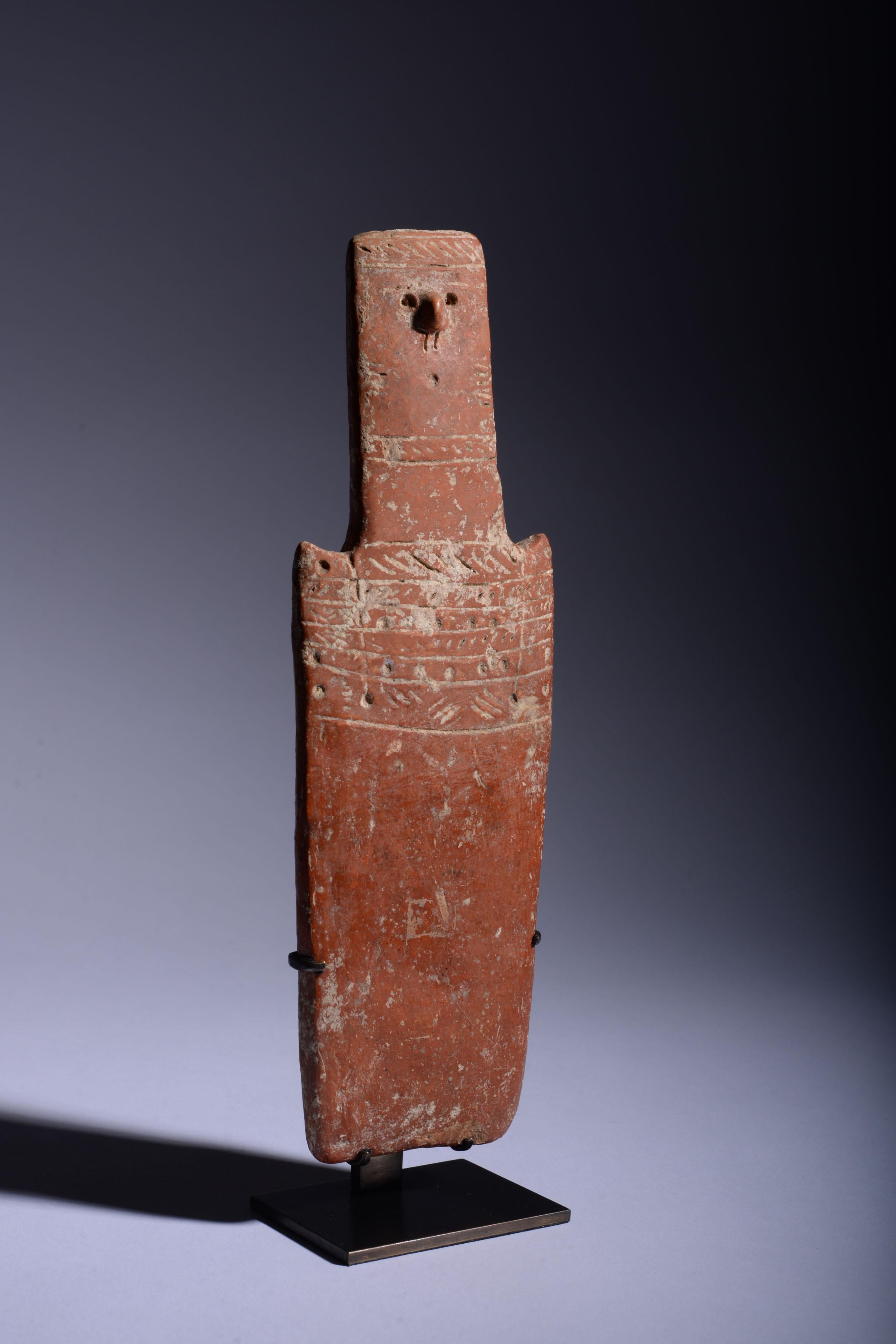 Bronze Age Cypriot Plank Idol In Good Condition For Sale In London, GB