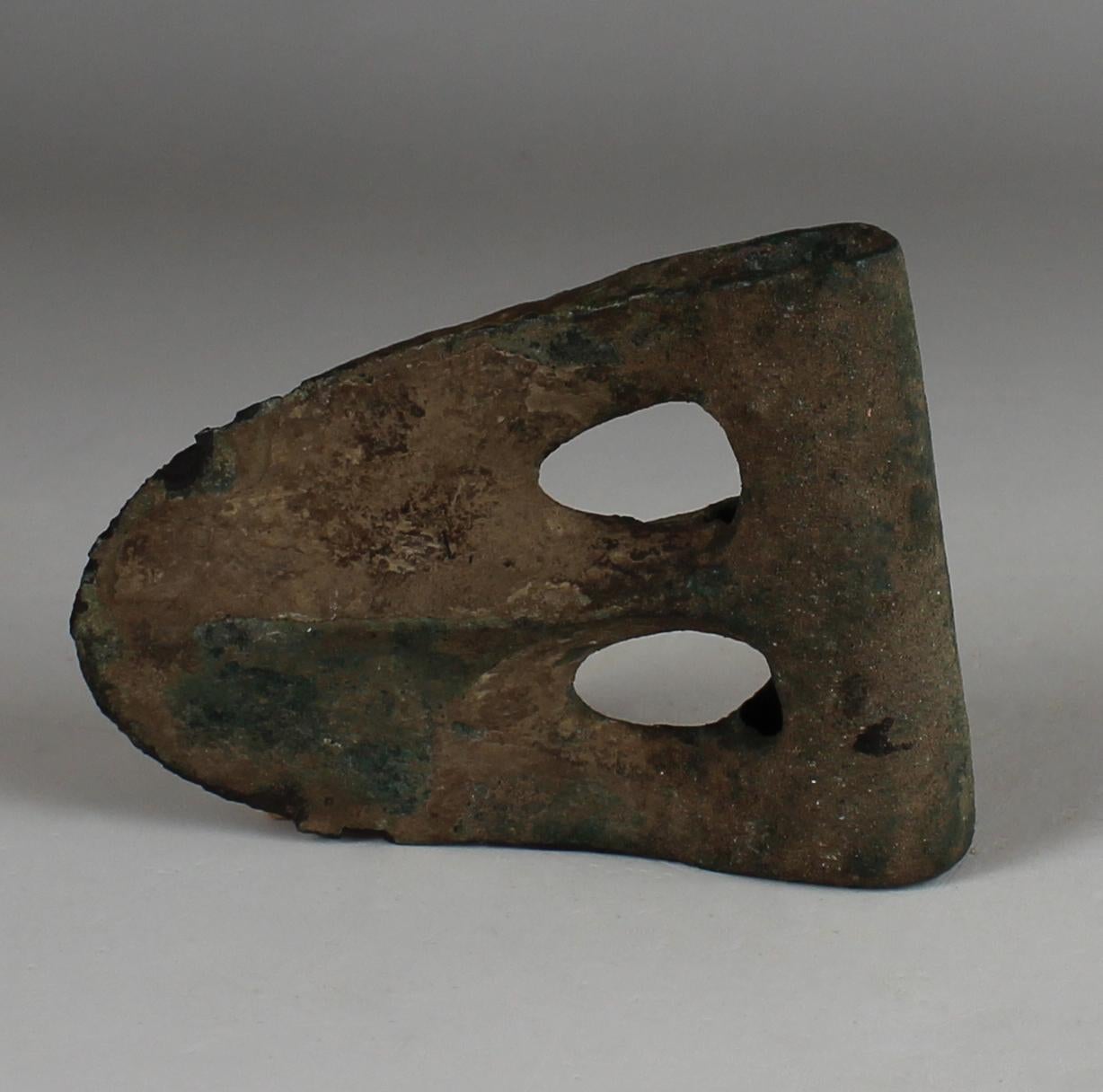Prehistoric Bronze Age duck-billed axe-head