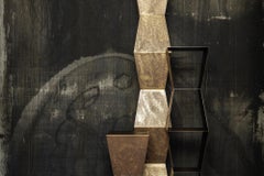 Albedo Tula-Bücherregal aus Bronze von Carlo Cumini