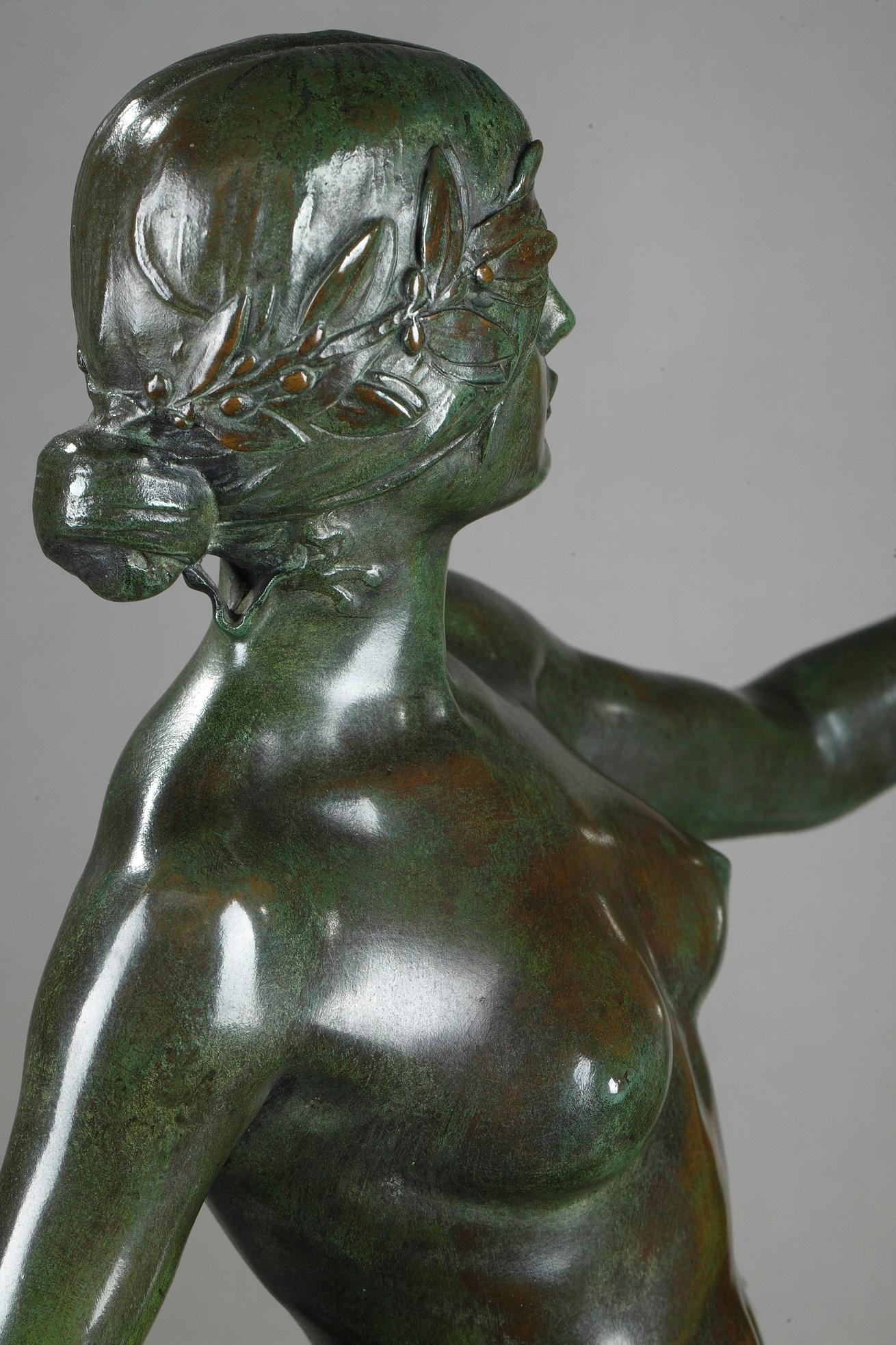 Bronze, Allegory of History by Georges Bareau, Cast Barbedienne 9