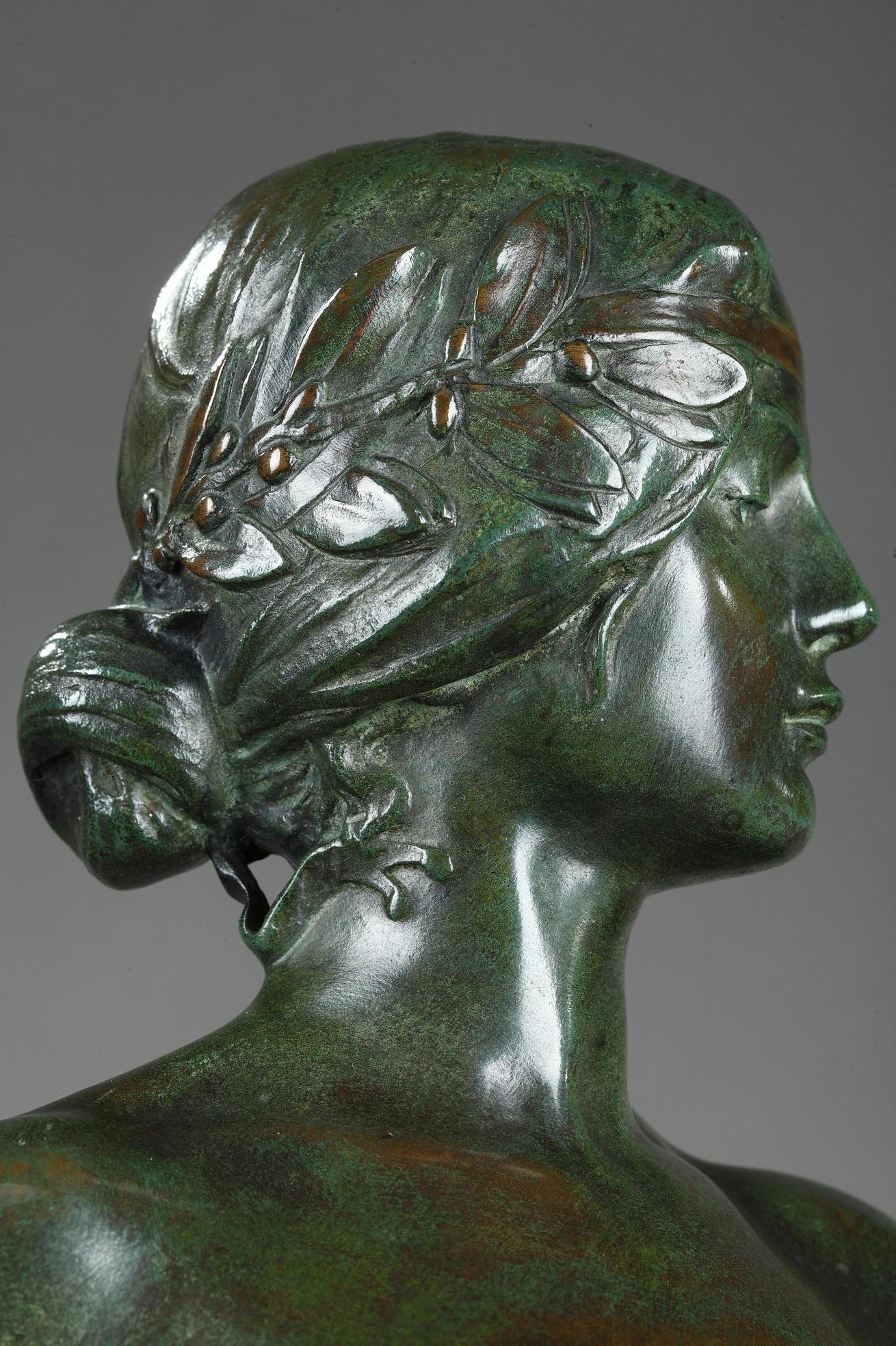 Bronze, Allegory of History by Georges Bareau, Cast Barbedienne 10