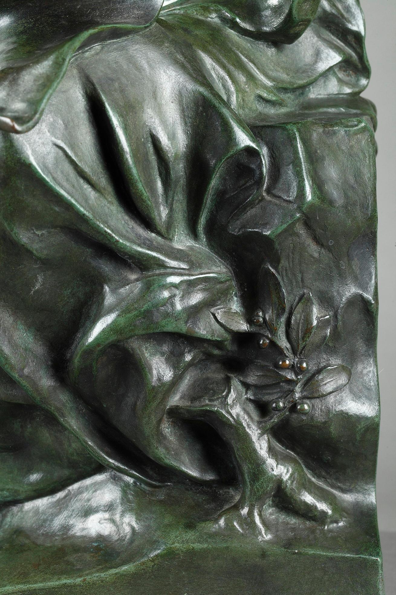 Bronze, Allegory of History by Georges Bareau, Cast Barbedienne 2