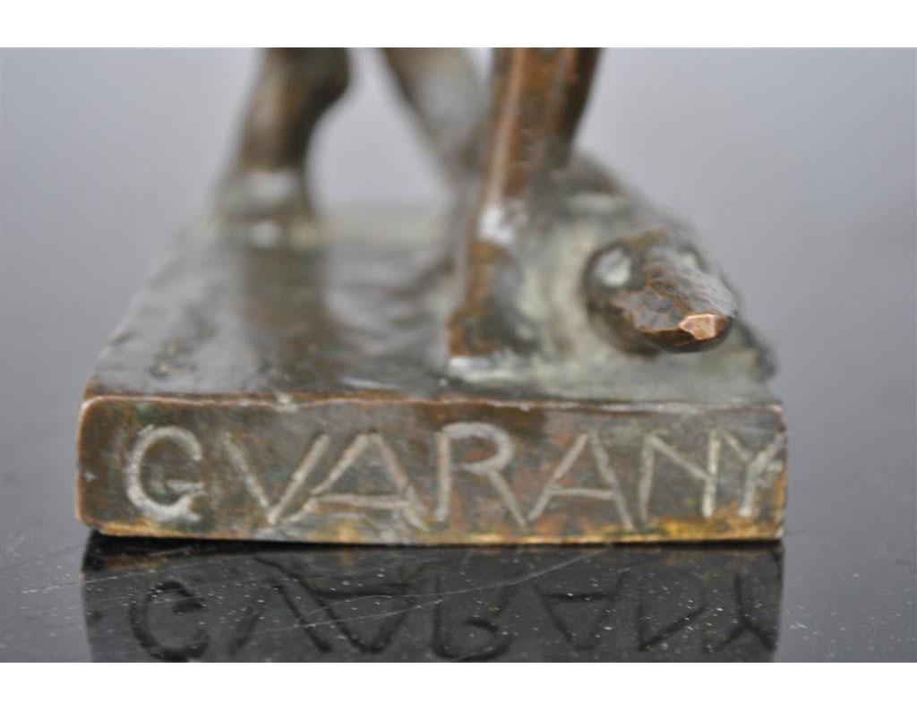 Bronzo Allegoria in bronzo delle Americhe firmata G. Varany in vendita