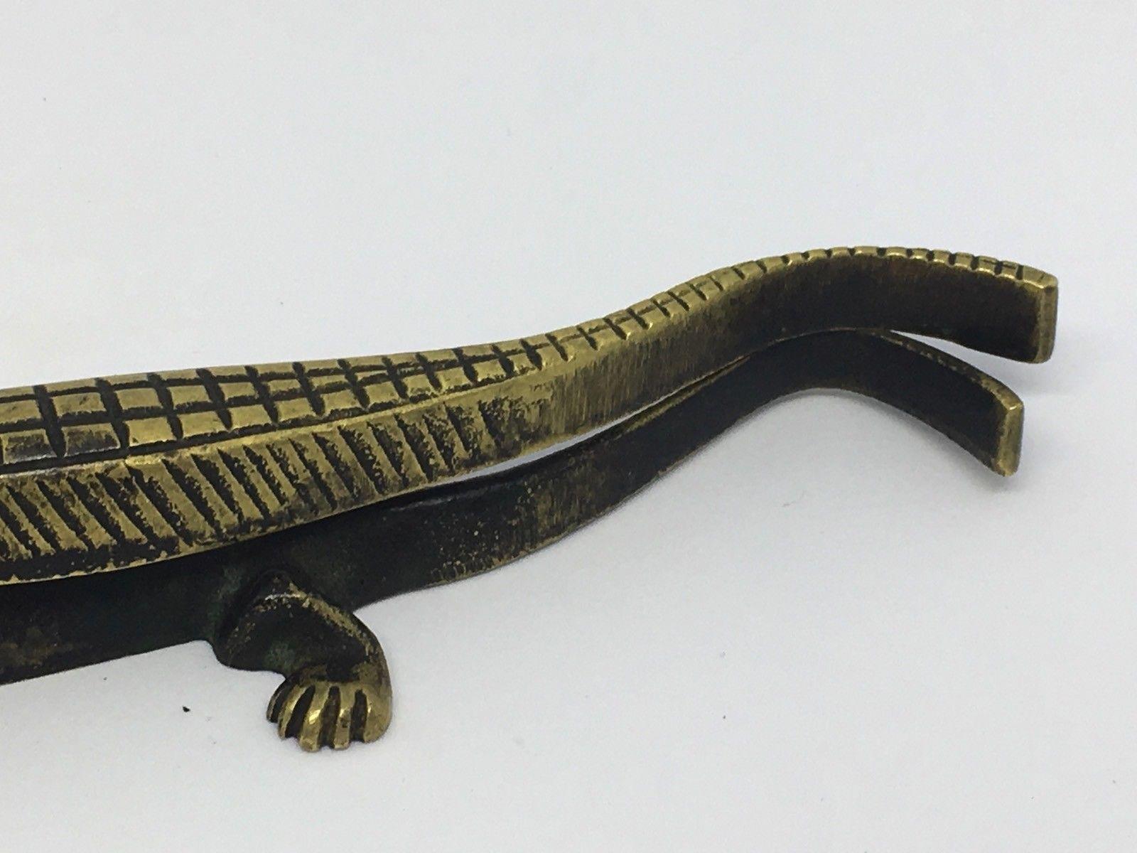 Austrian  Bronze Alligator Nutcracker Vintage, Vienna Austria, 1950s Midcentury