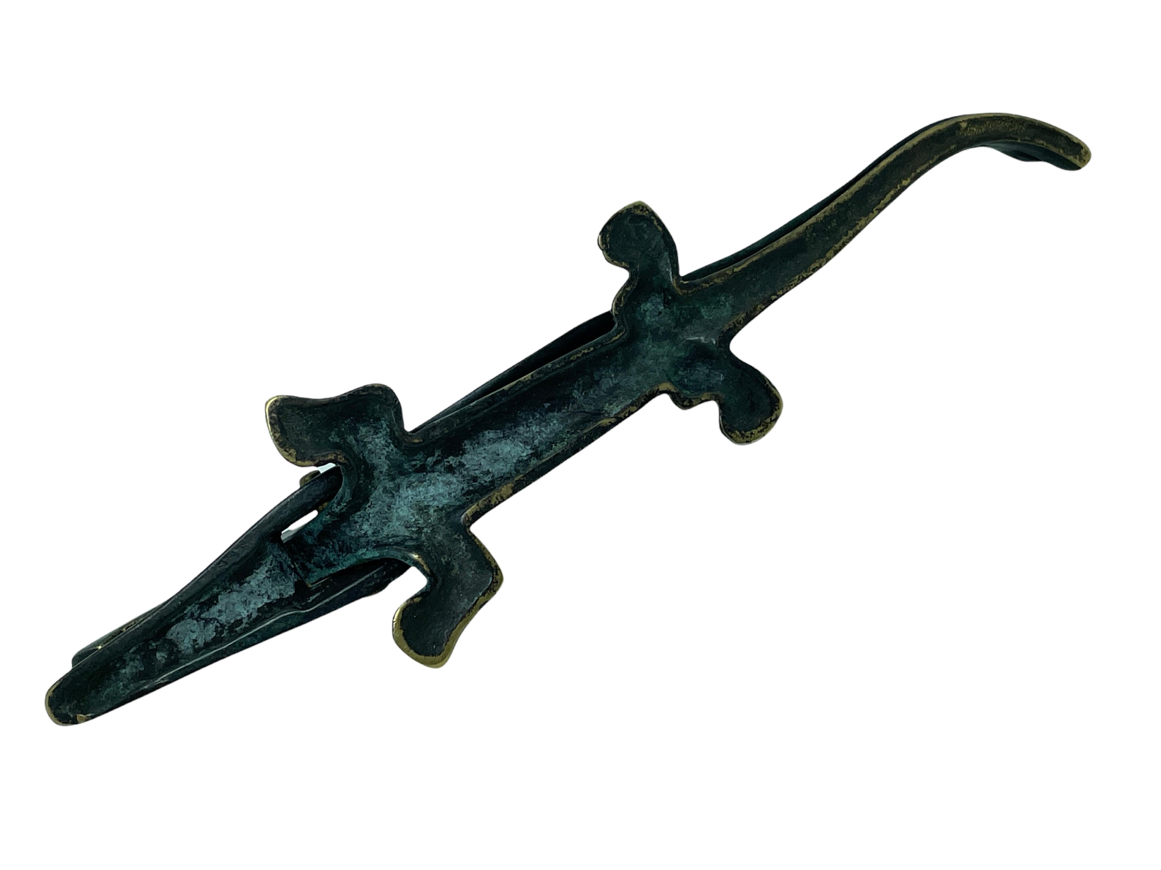 Austrian Bronze Alligator Nutcracker Vintage, Vienna Austria, 1950s Midcentury