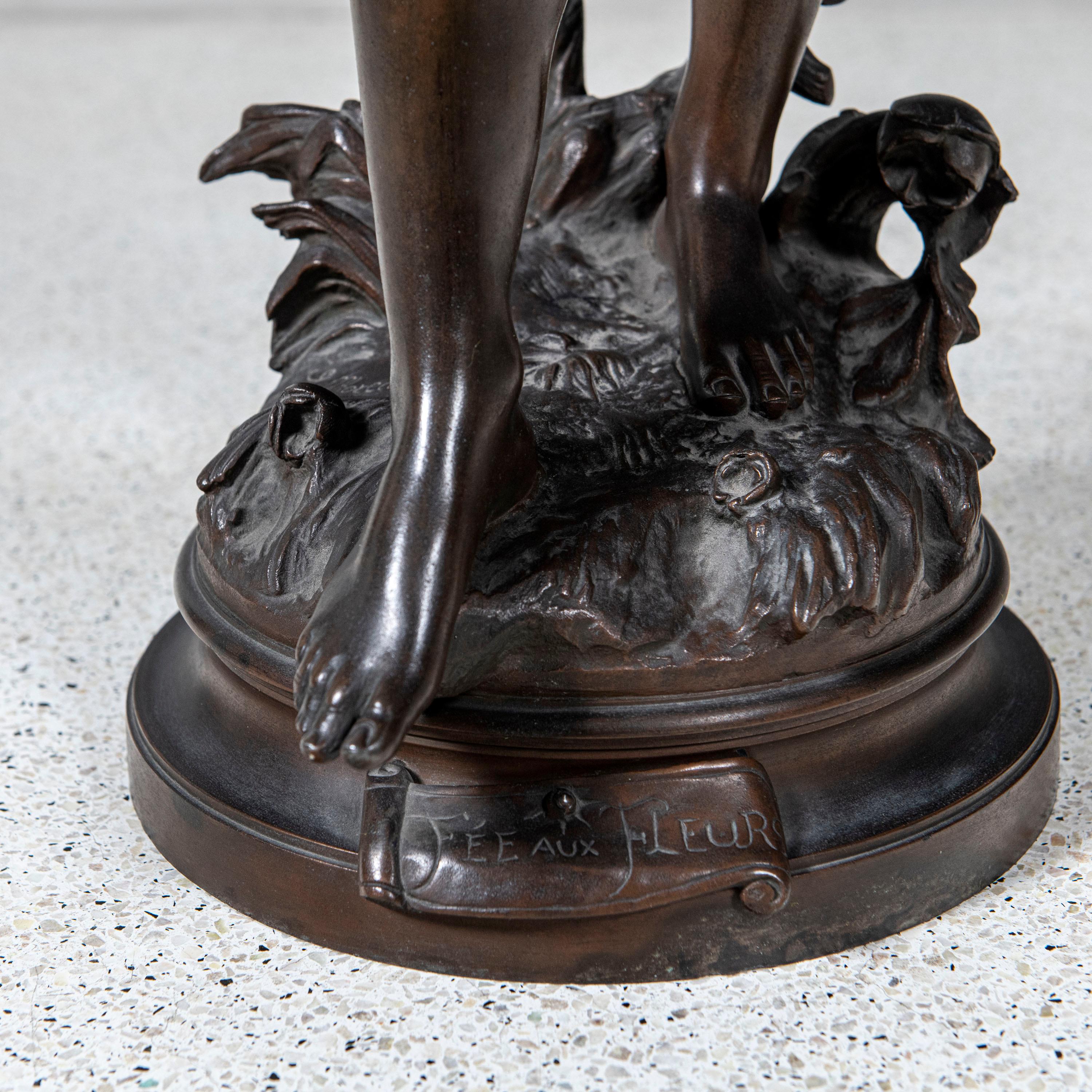 Bronze Alloy Sculpture, Signed L. Moreau, France, Late 19th Century For Sale 2