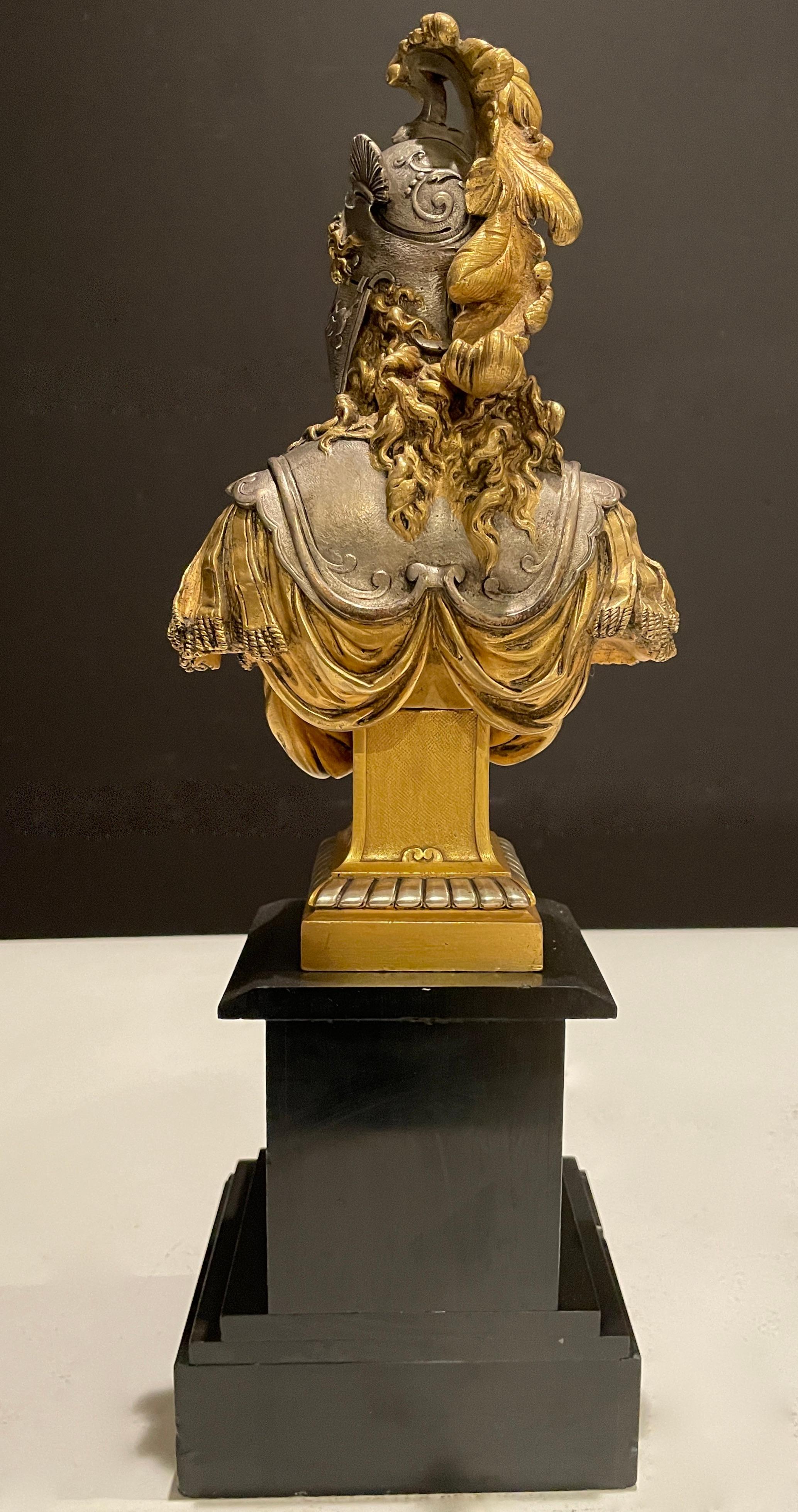 19th Century Gilt And Silvered Bronze  by Pierre Eugène Emile Hebert For Sale