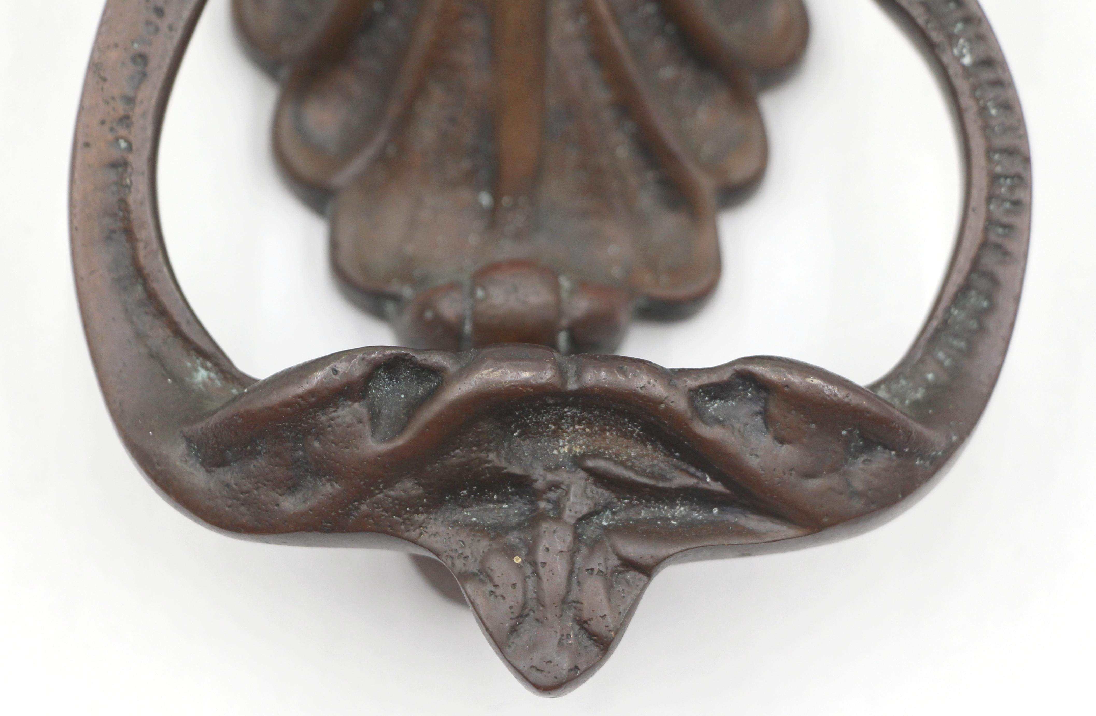 Bronze American Eagle Door Knocker For Sale 1