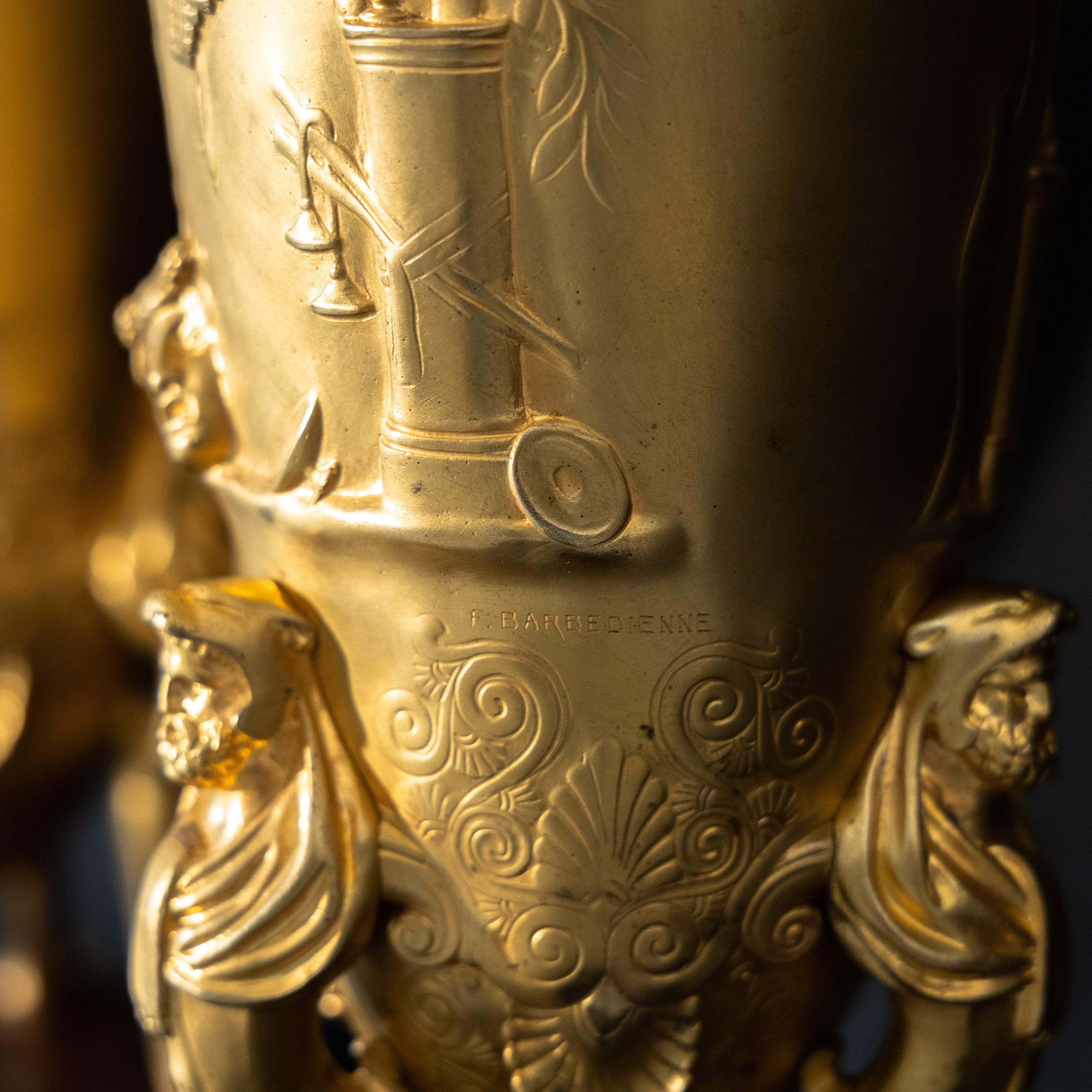 Bronze Amphorae, Levillain & Barbedienne, France, Late 19th Century 10