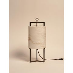 Bronze And Alabaster Lantern Table Lamp by MATLIGHT Milano
